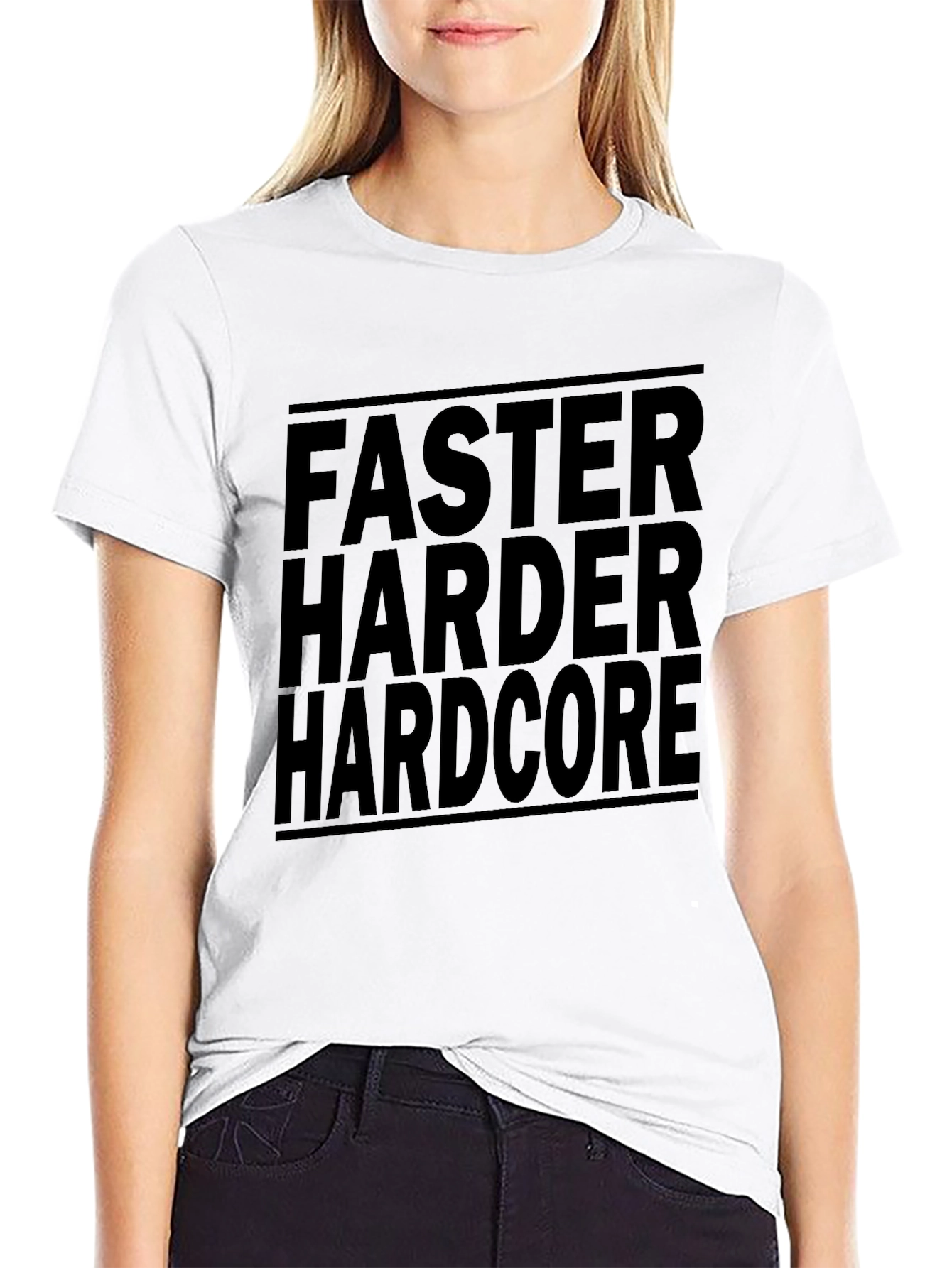 Faster Harder Hardcore Graphic T-Shirt