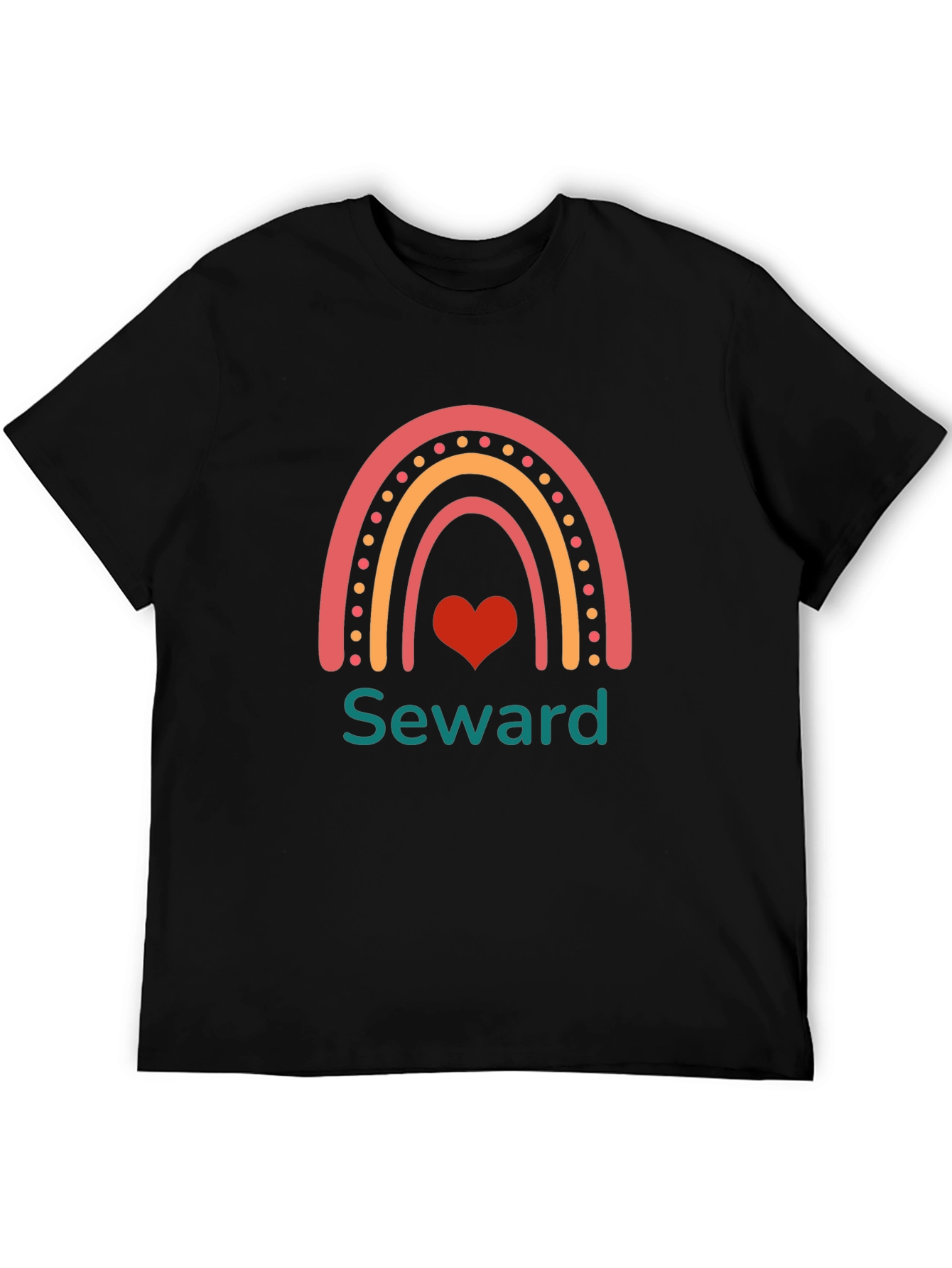 Seward Rainbow Heart T-Shirt