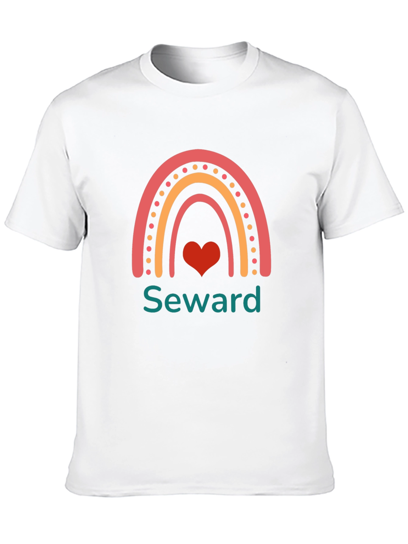 Seward Rainbow Heart T-Shirt