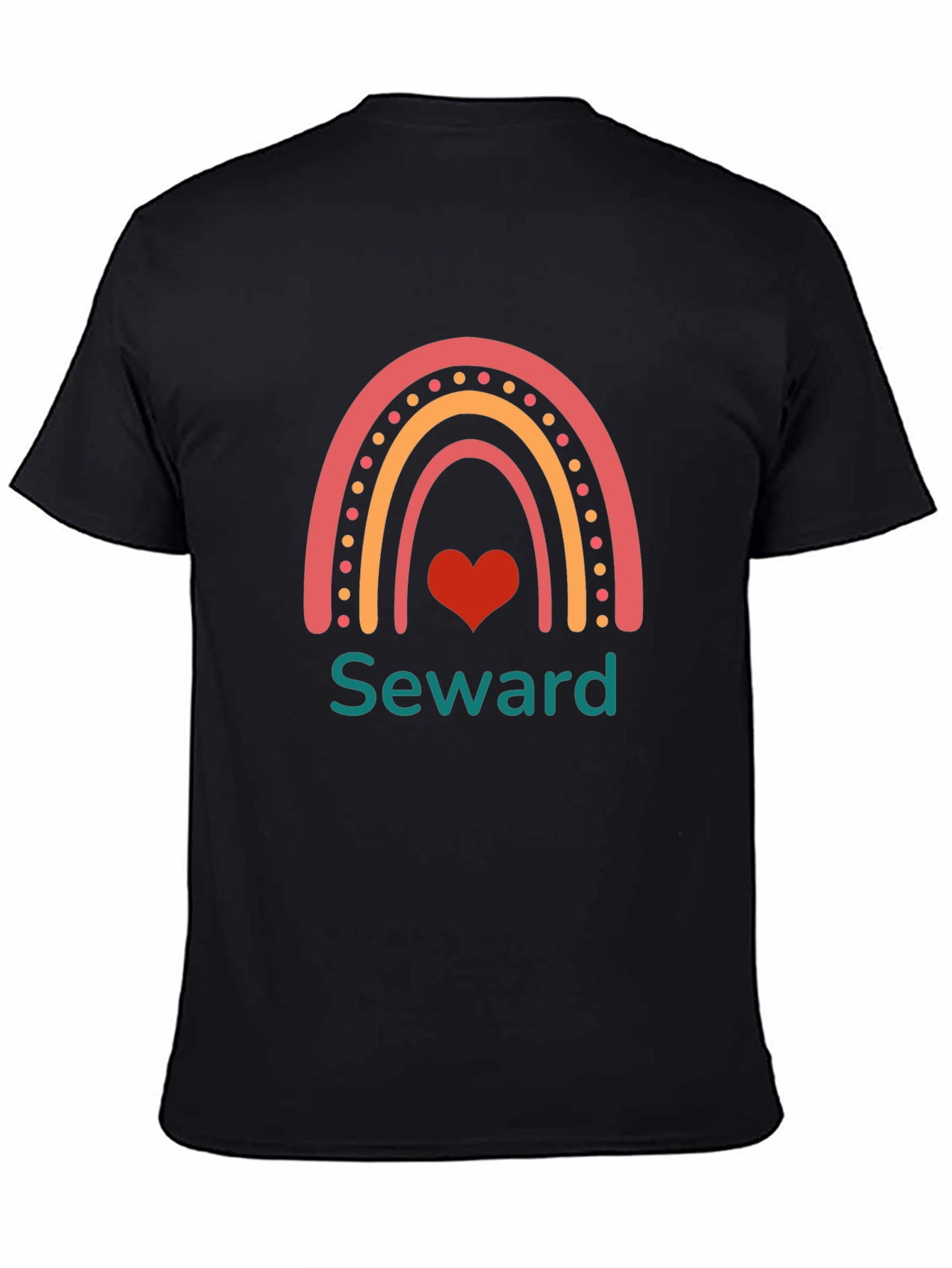 Seward Rainbow Heart T-Shirt