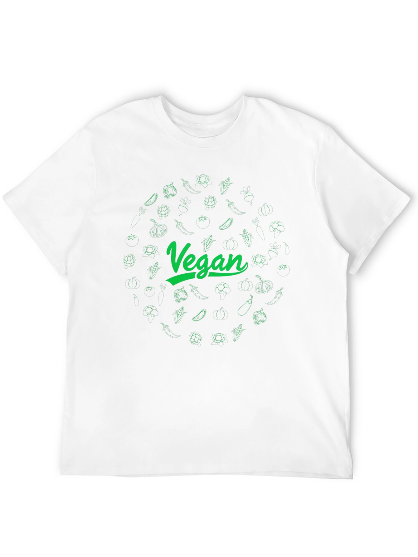 Vegan Graphic T-Shirt - Black