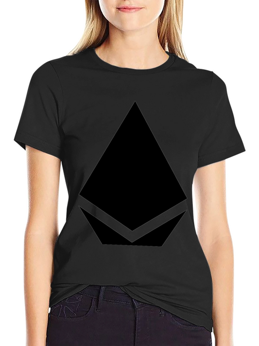 Ethereum Logo Black T-Shirt - Crypto Fashion