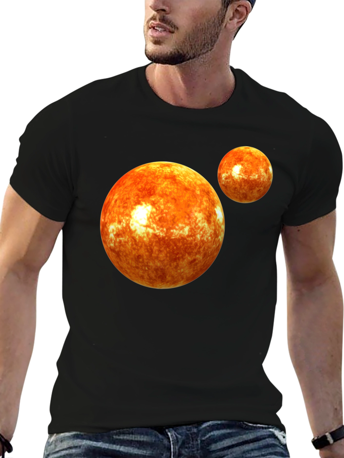 Planets Graphic T-Shirt - Unique Space Design