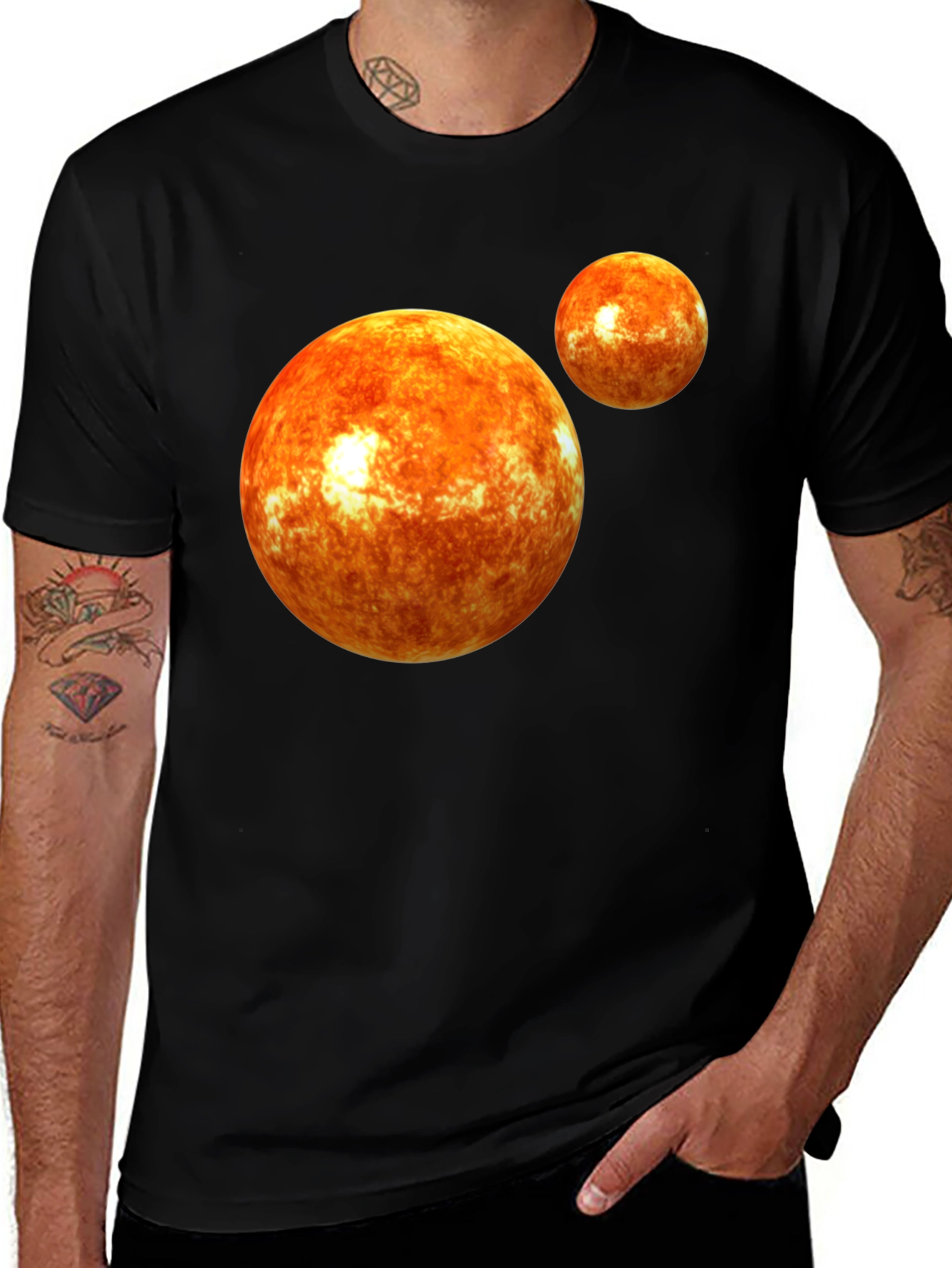 Planets Graphic T-Shirt - Unique Space Design