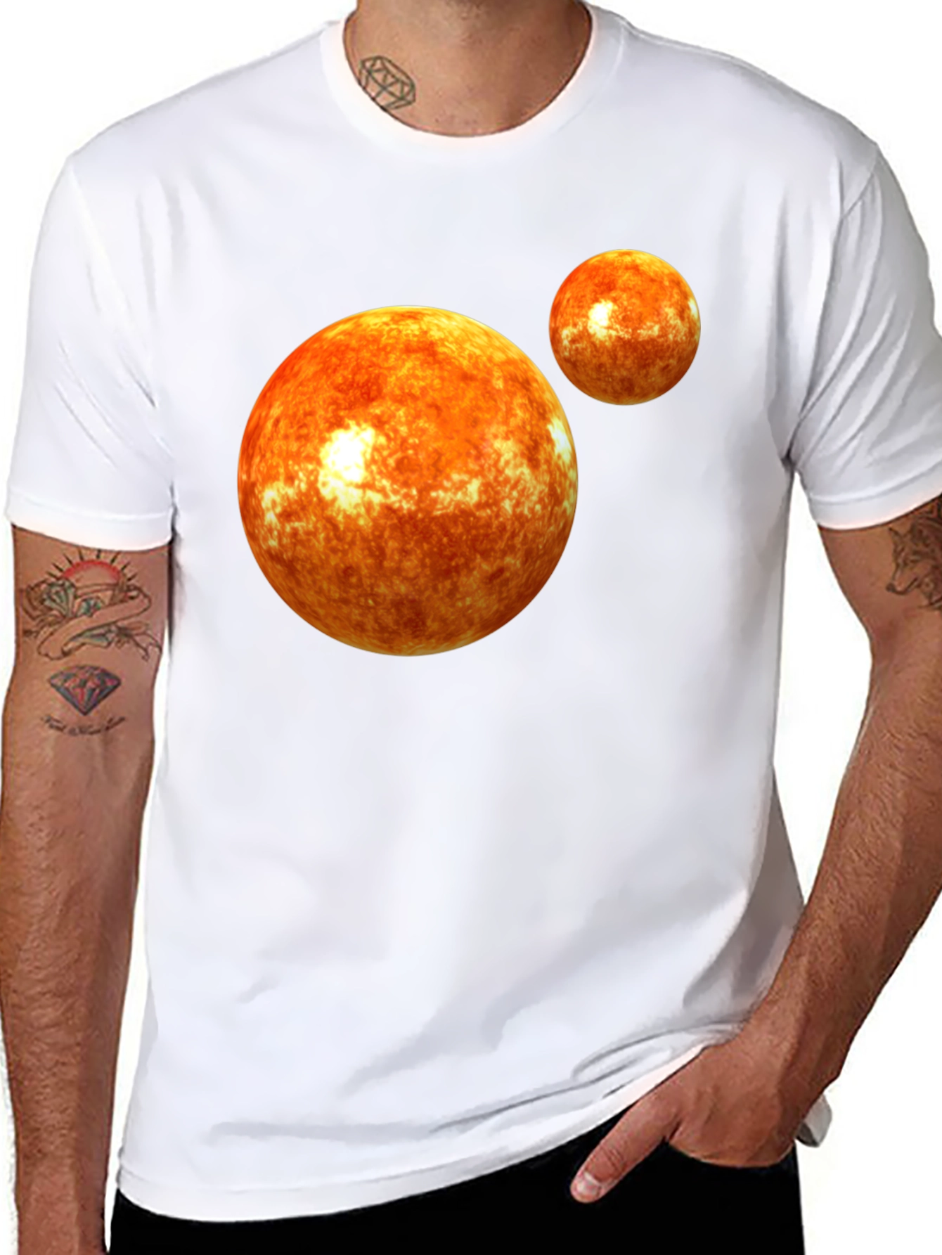 Planets Graphic T-Shirt - Unique Space Design