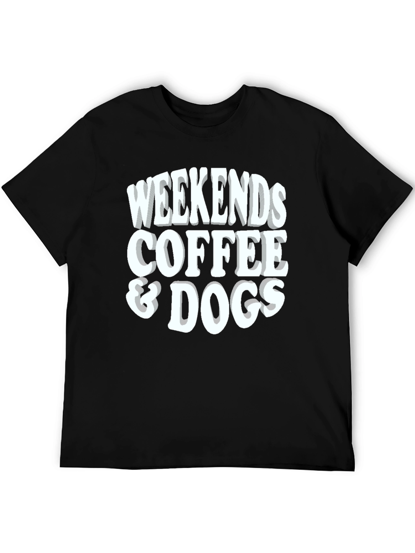 Weekends Coffee & Dogs T-Shirt - Relaxed Fit