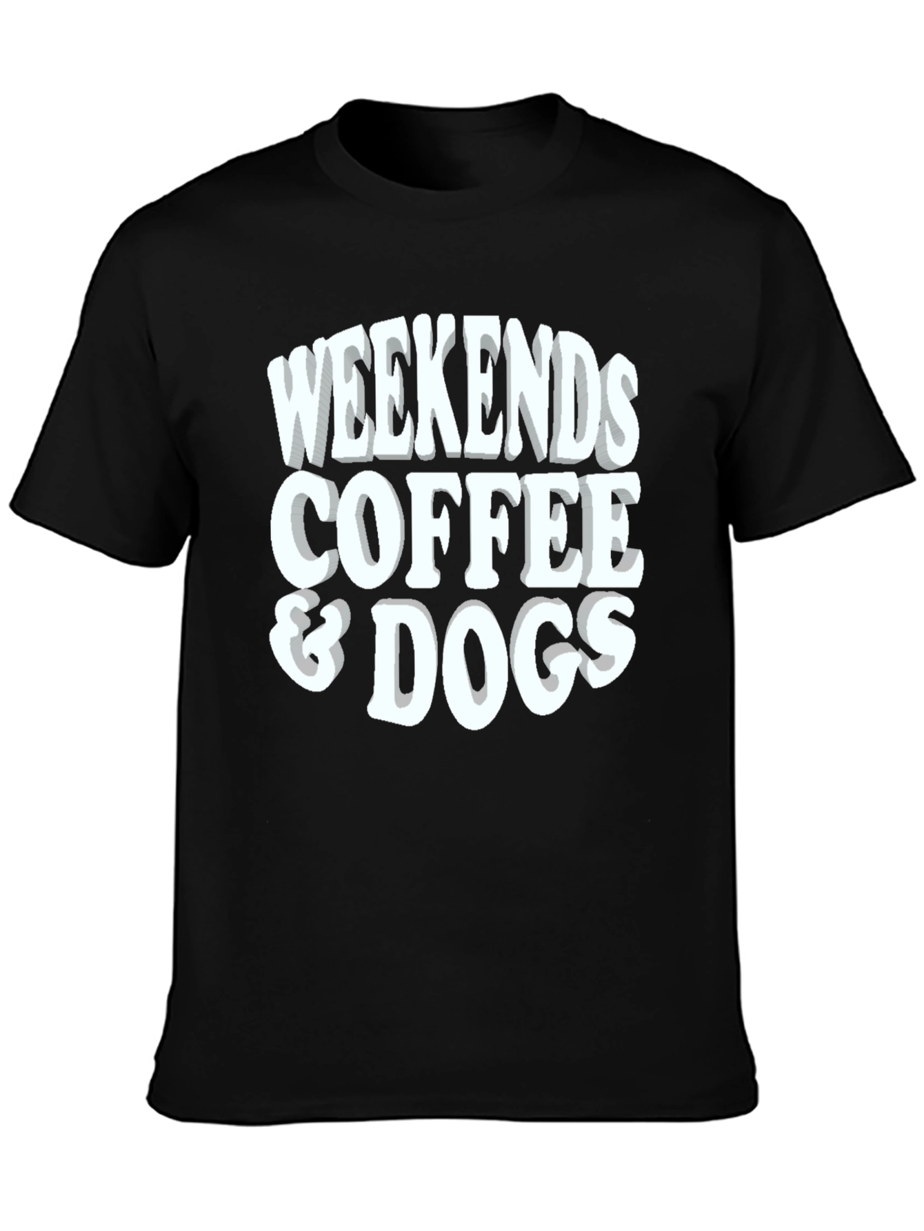 Weekends Coffee & Dogs T-Shirt - Relaxed Fit