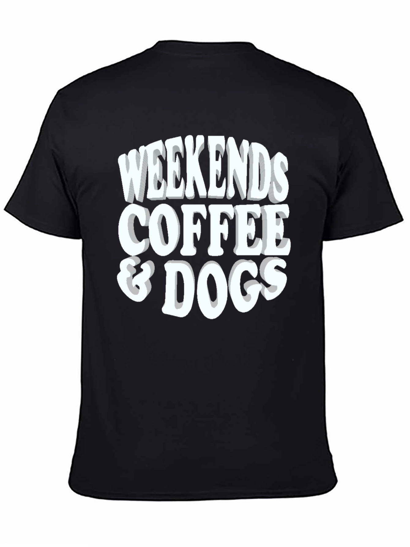 Weekends Coffee & Dogs T-Shirt - Relaxed Fit