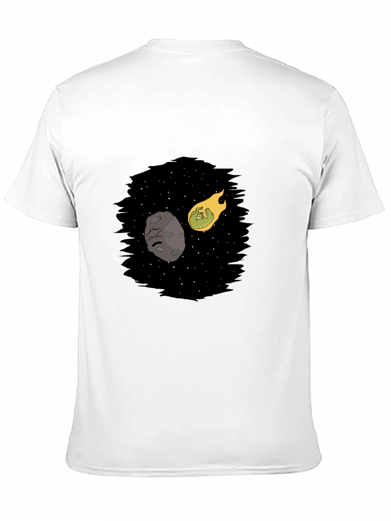 Cosmic Collision Black T-Shirt