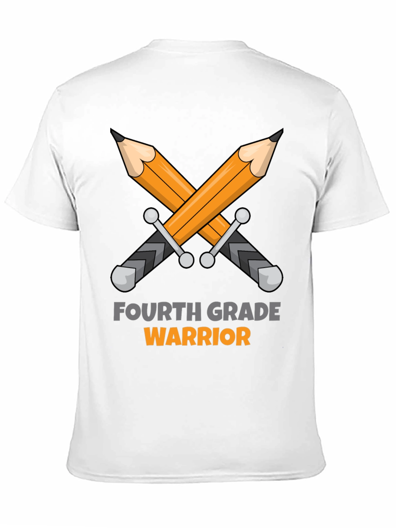 Fourth Grade Warrior T-Shirt: Pencil Sword Design