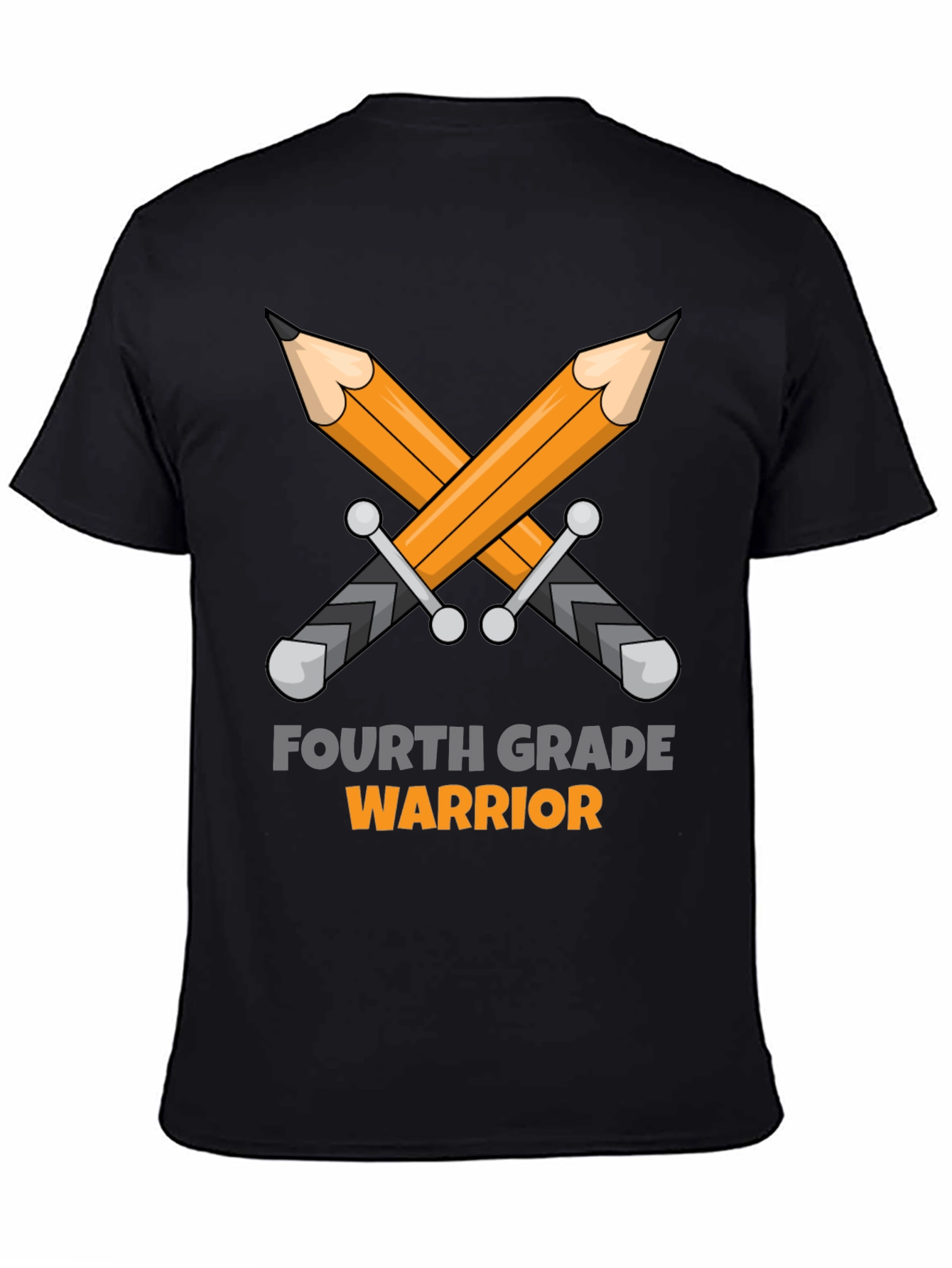 Fourth Grade Warrior T-Shirt: Pencil Sword Design