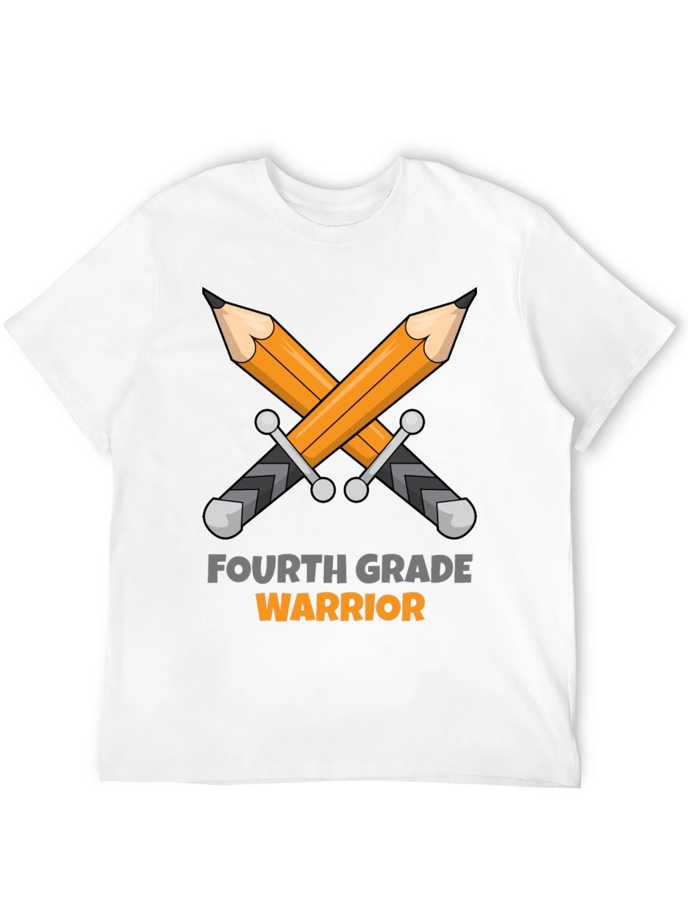 Fourth Grade Warrior T-Shirt: Pencil Sword Design