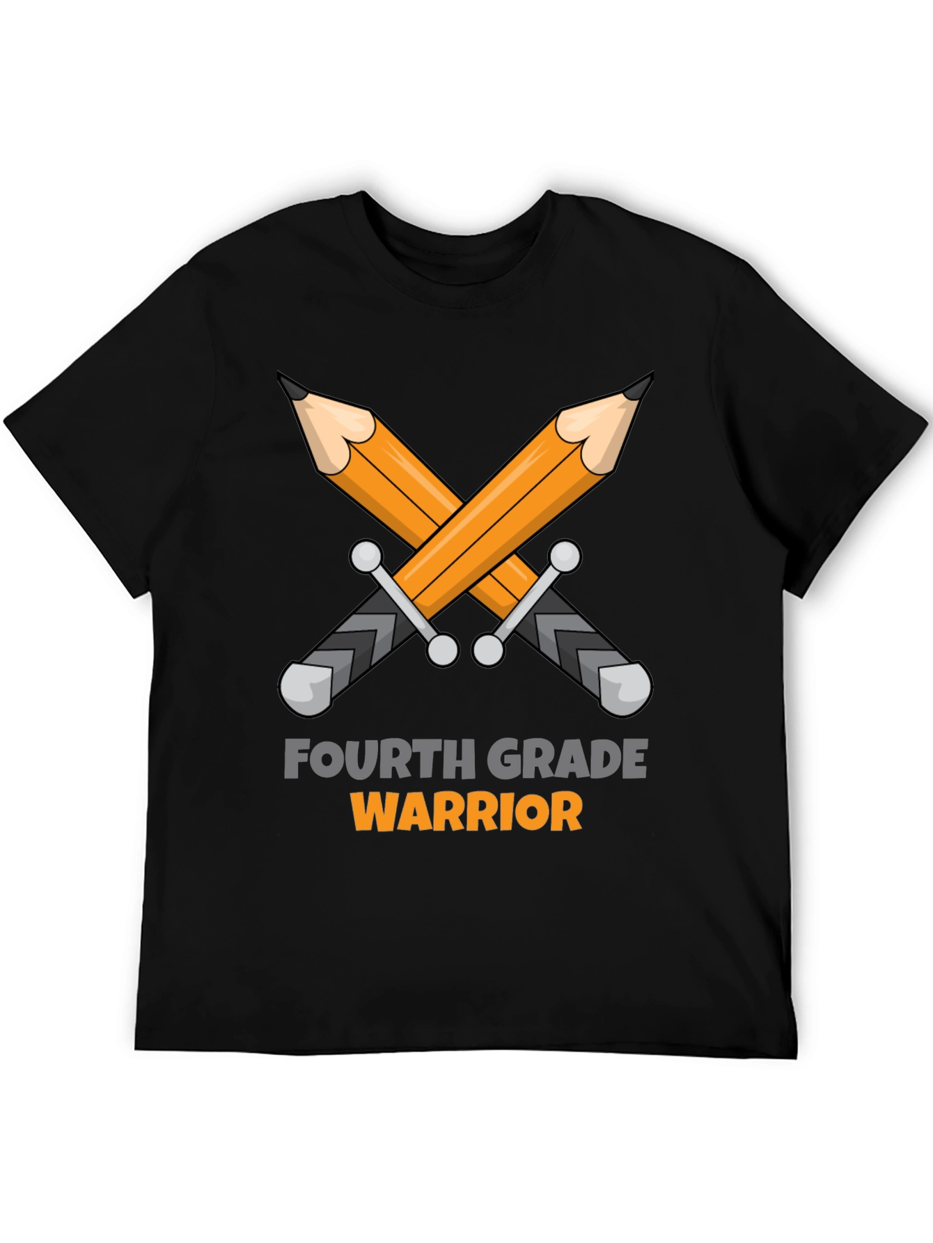 Fourth Grade Warrior T-Shirt: Pencil Sword Design