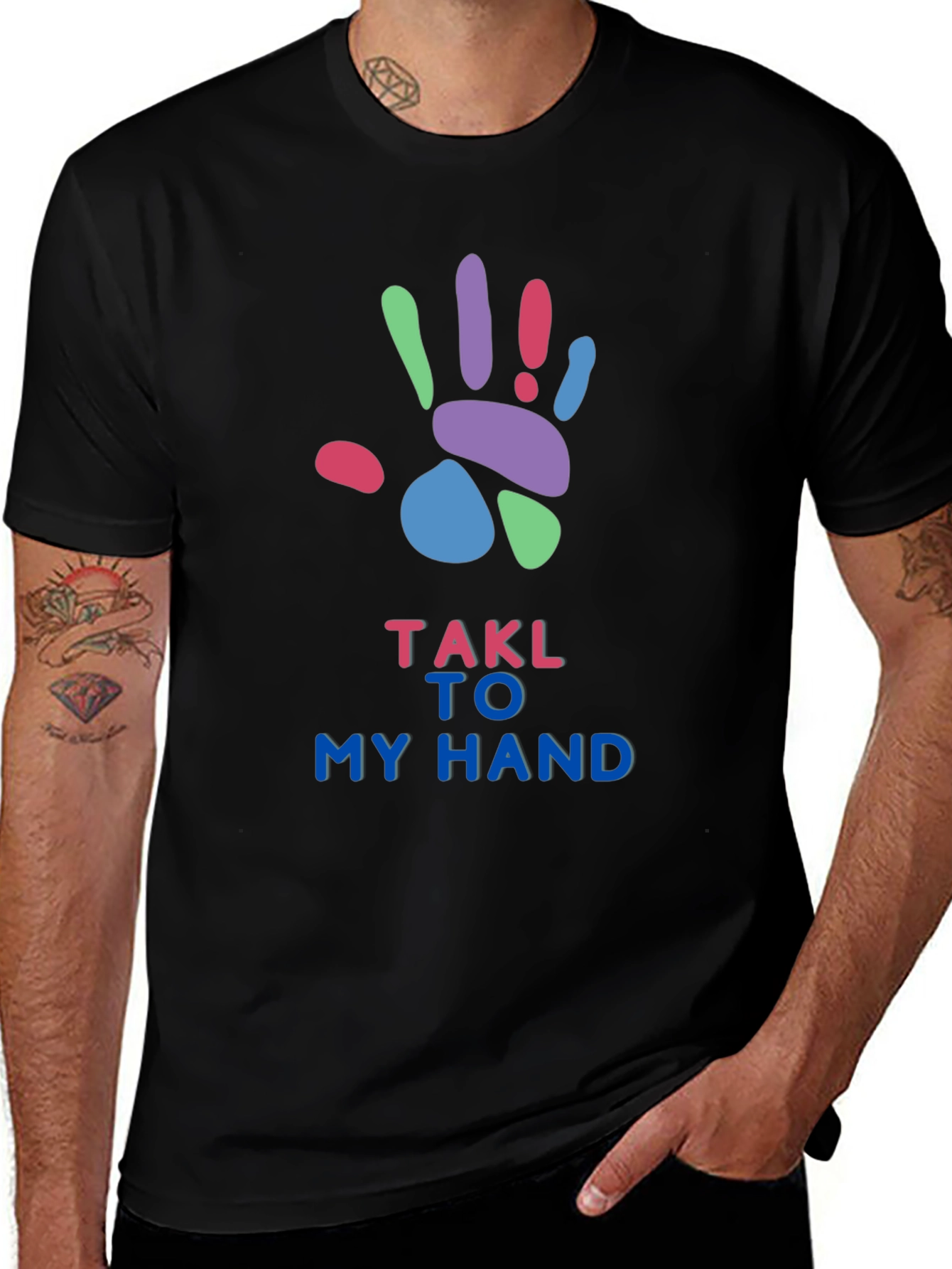 Talk to My Hand Graphic T-Shirt