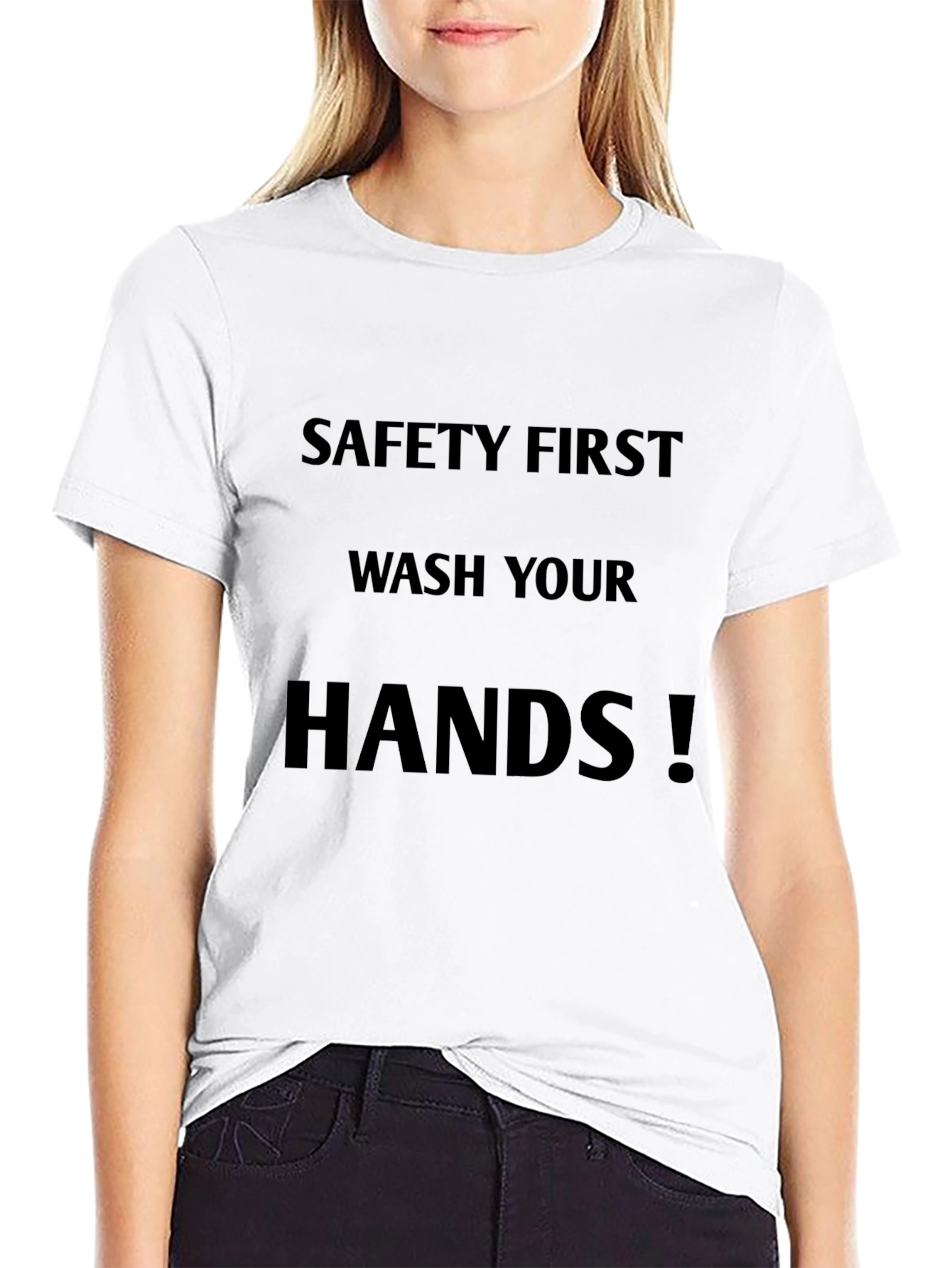 Safety First Wash Your Hands Graphic Tee