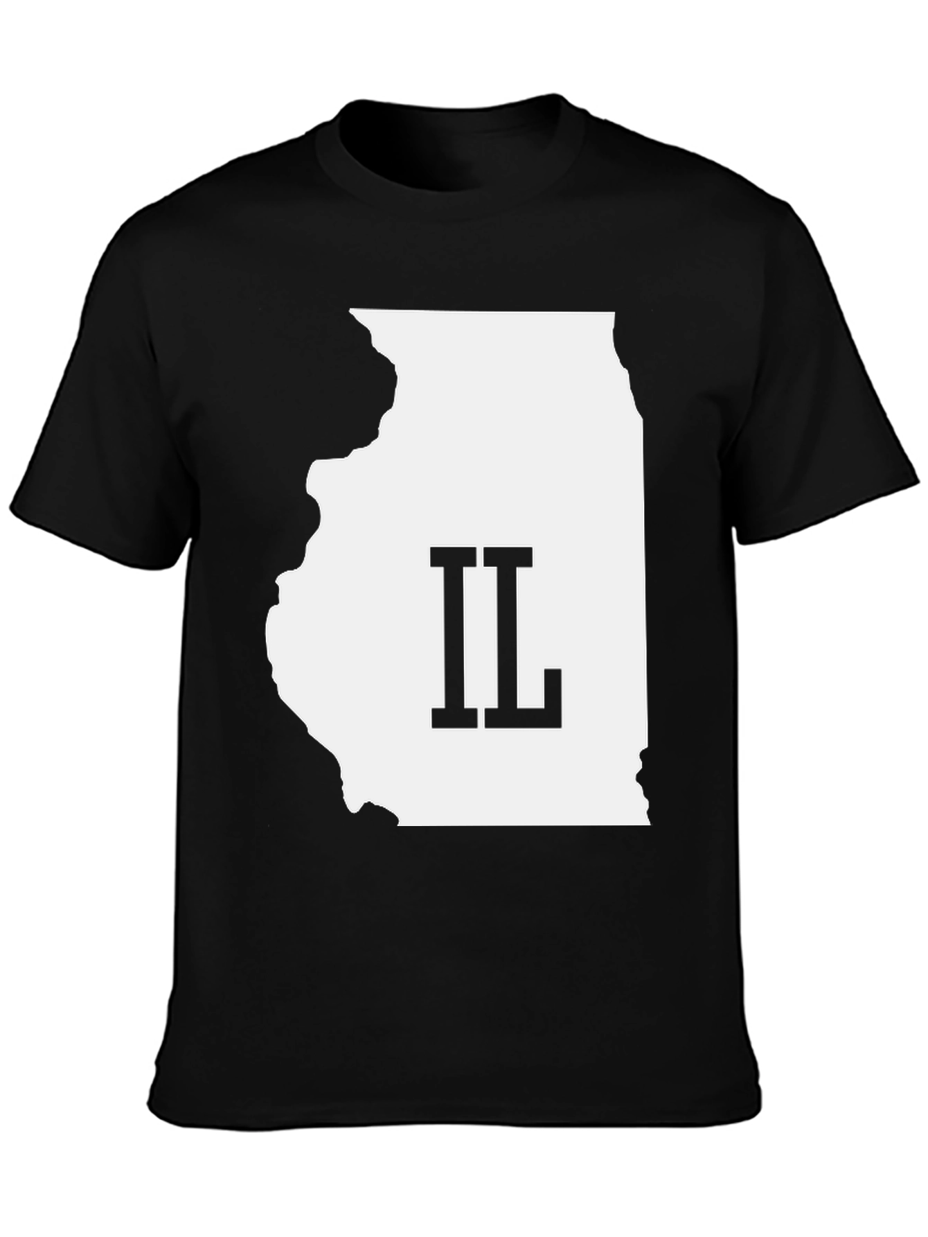 Illinois IL State Pride T-Shirt - Black
