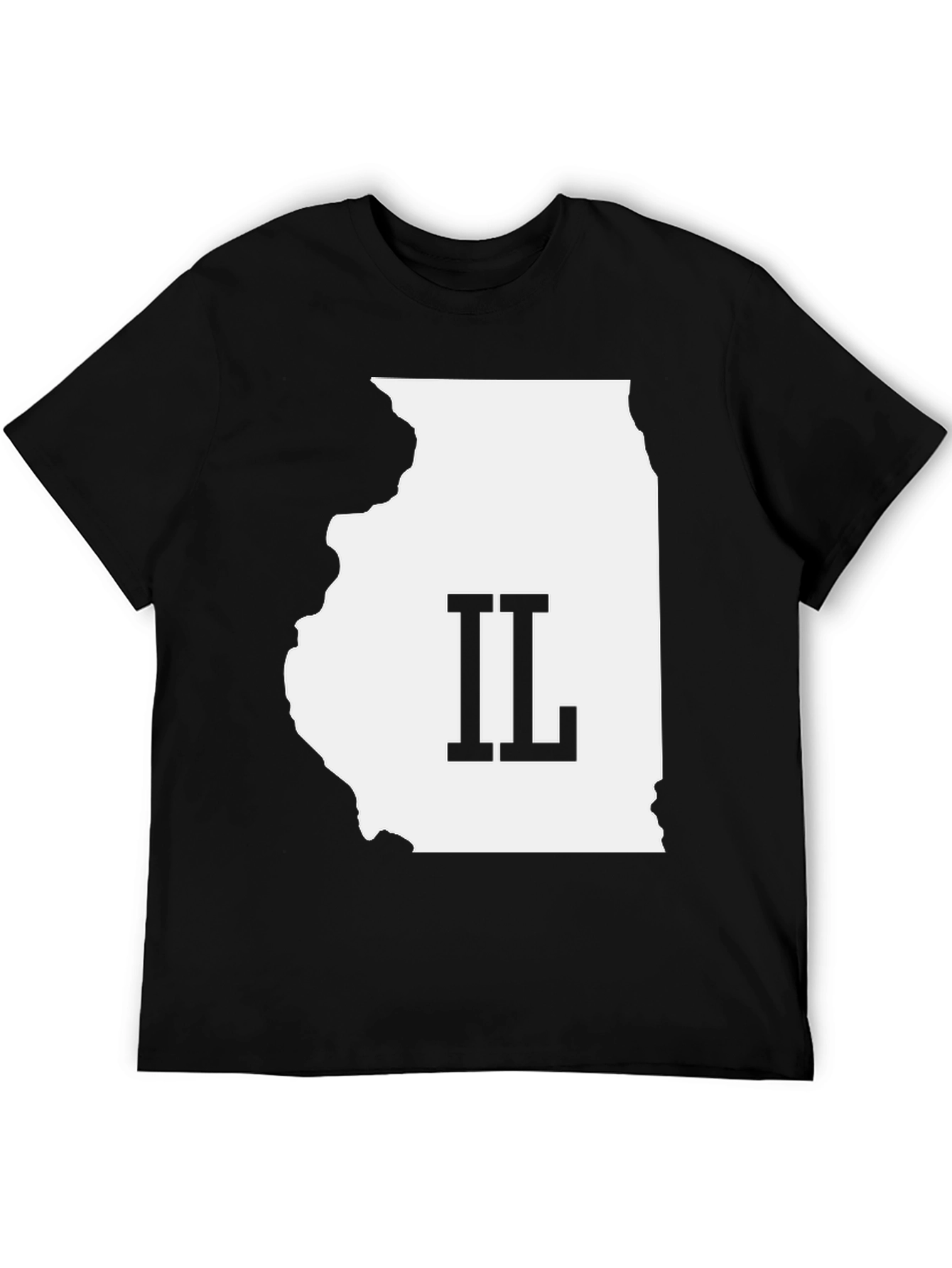 Illinois IL State Pride T-Shirt - Black