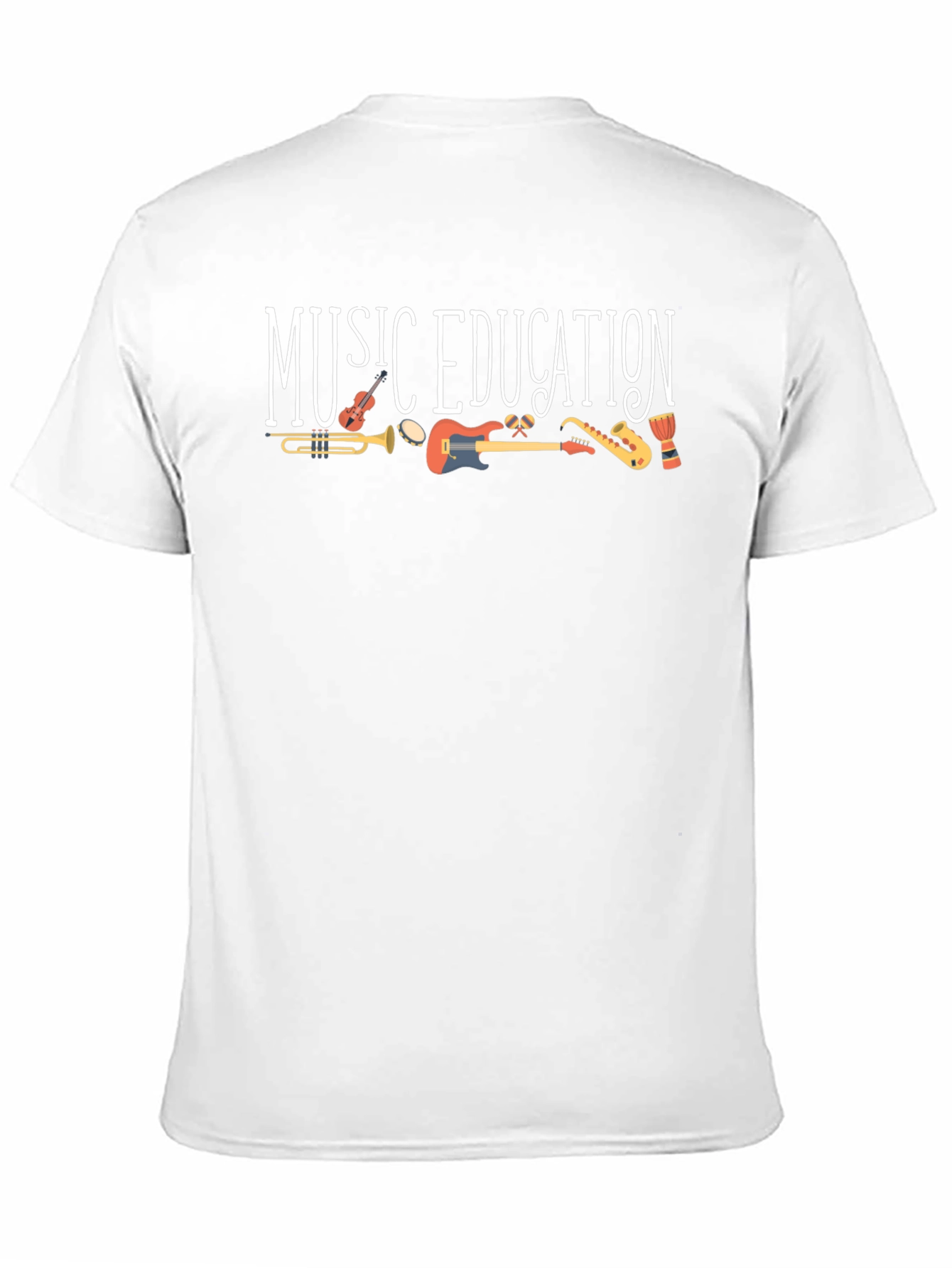 Music Education T-Shirt - Instruments Graphic Tee