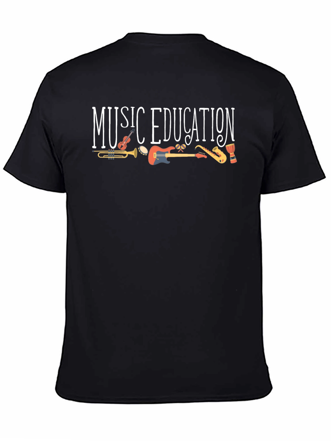 Music Education T-Shirt - Instruments Graphic Tee