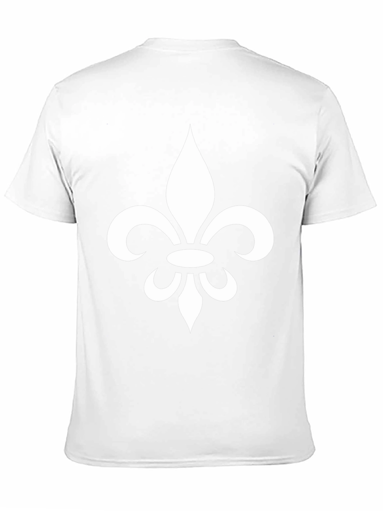 Fleur-de-lis Graphic Tee - Black Cotton Blend