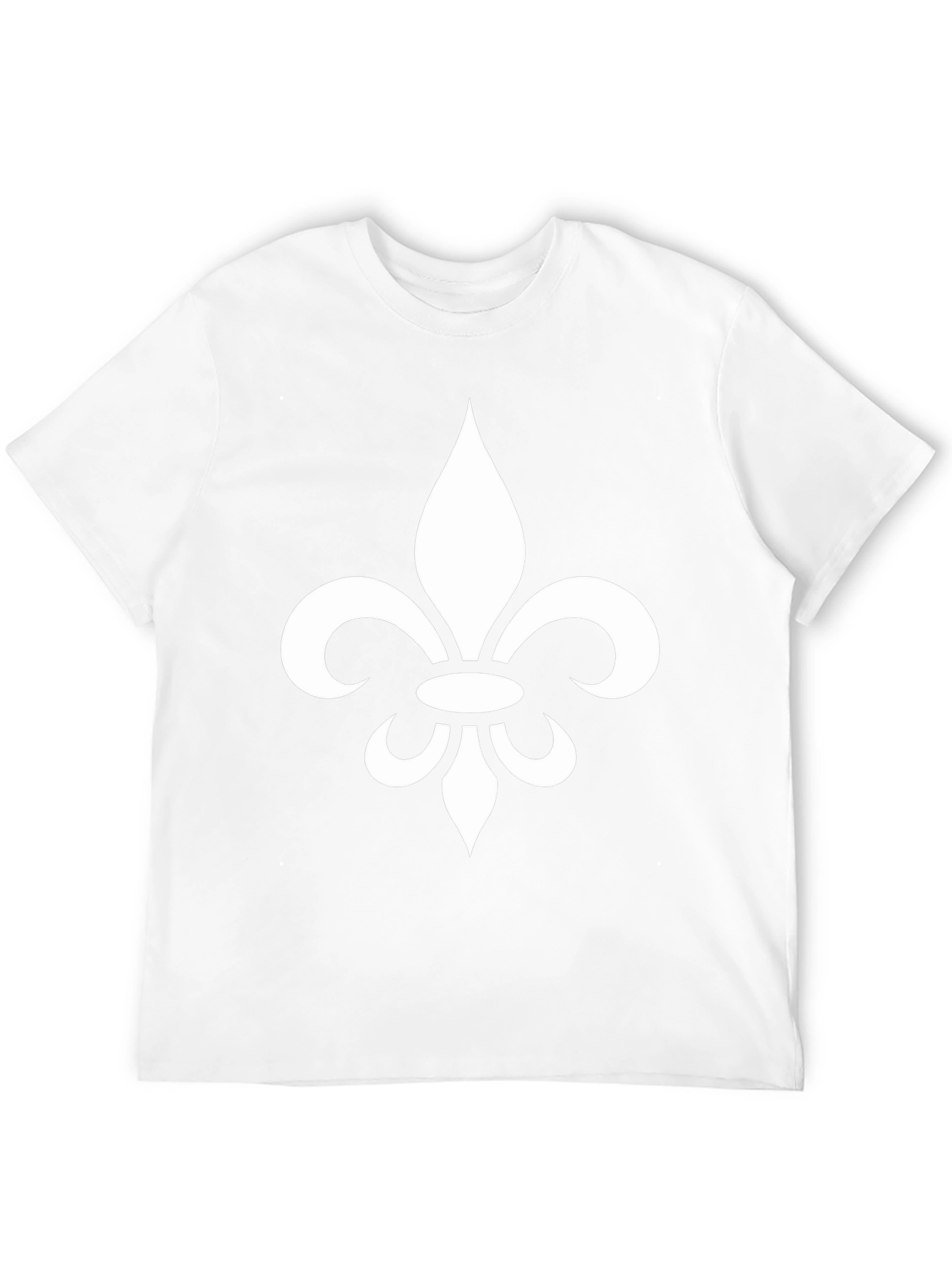 Fleur-de-lis Graphic Tee - Black Cotton Blend