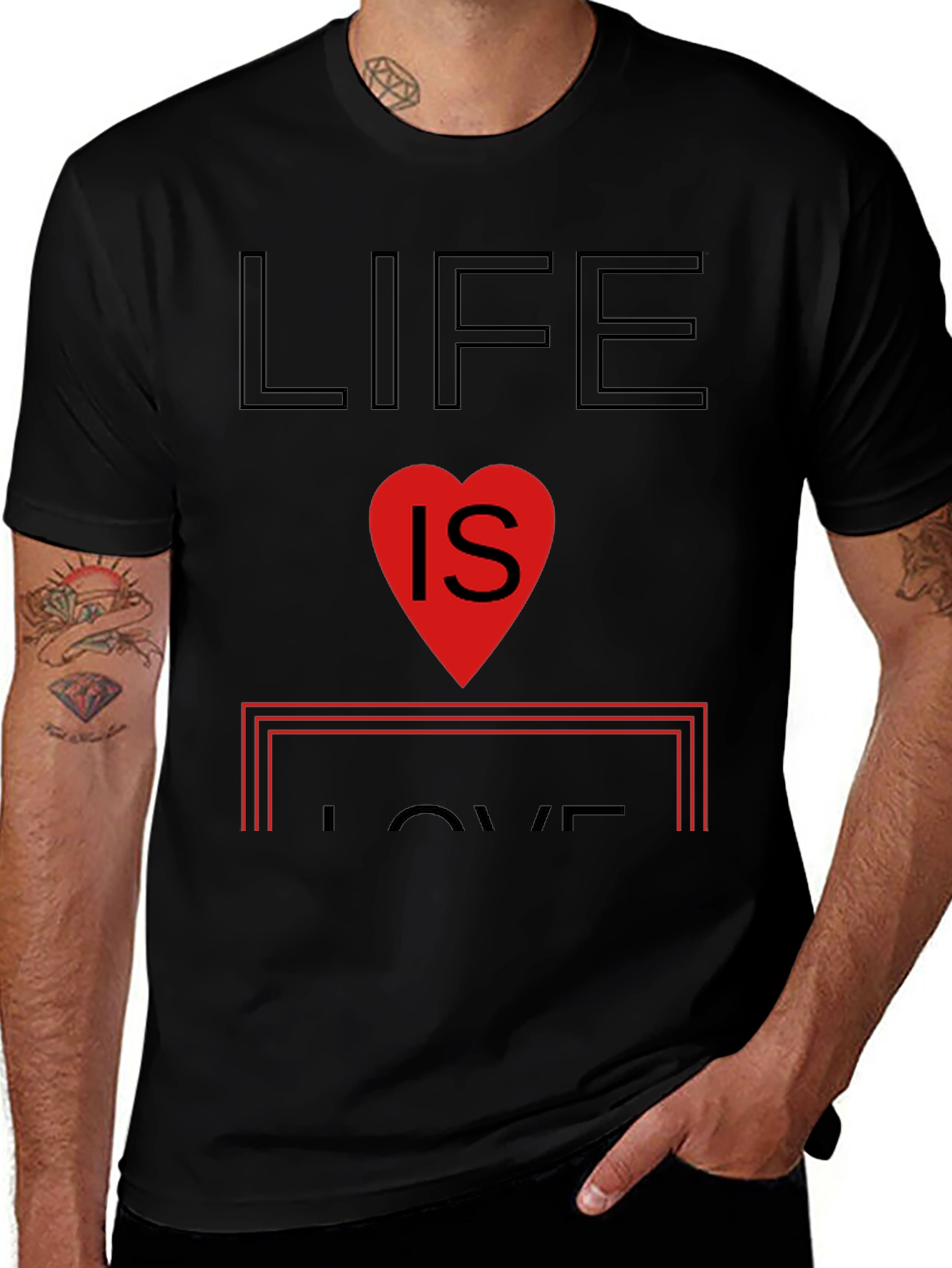 Life is Love Graphic T-Shirt