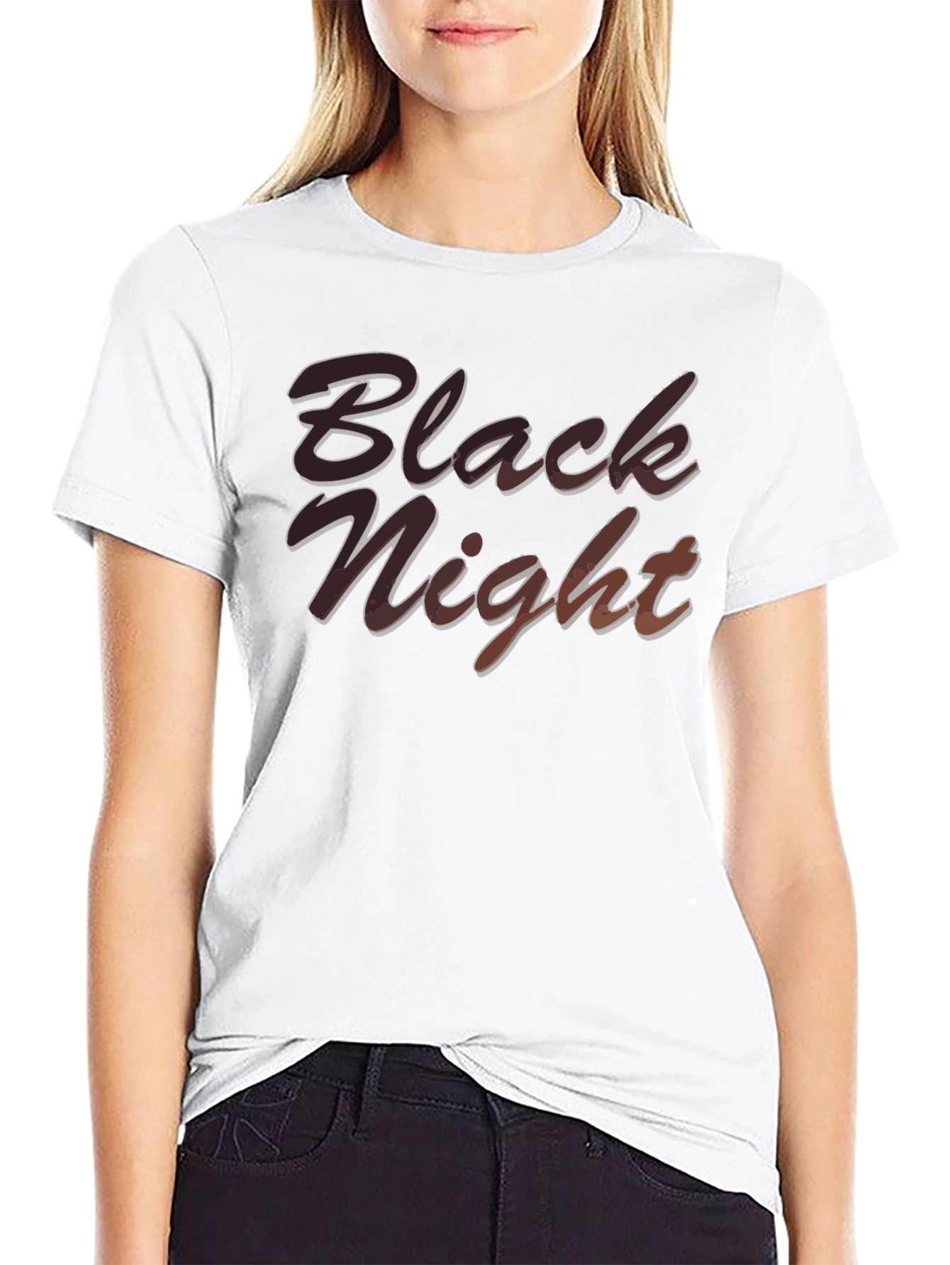 Black Night Graphic T-Shirt - Cool Design