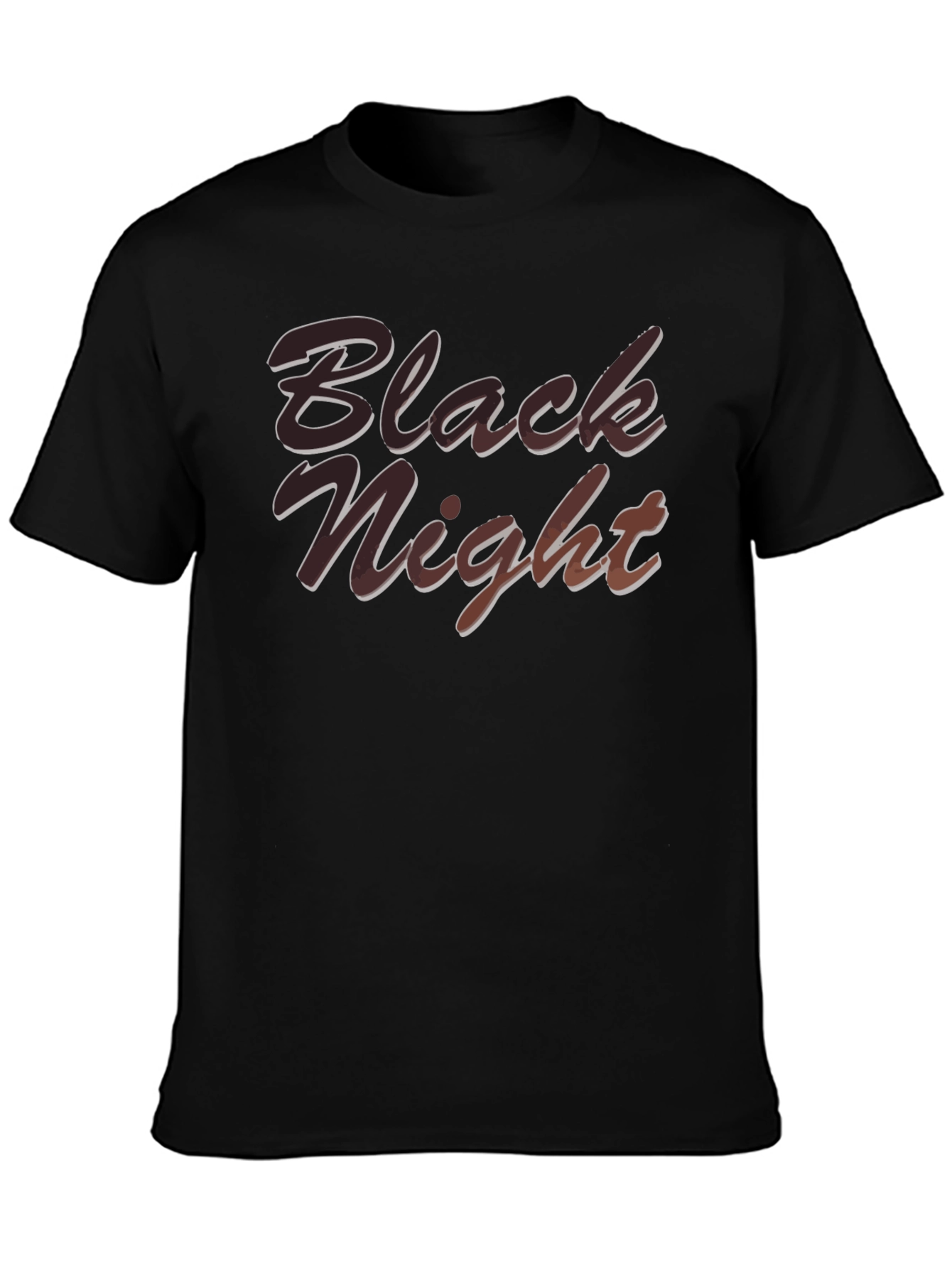 Black Night Graphic T-Shirt - Cool Design