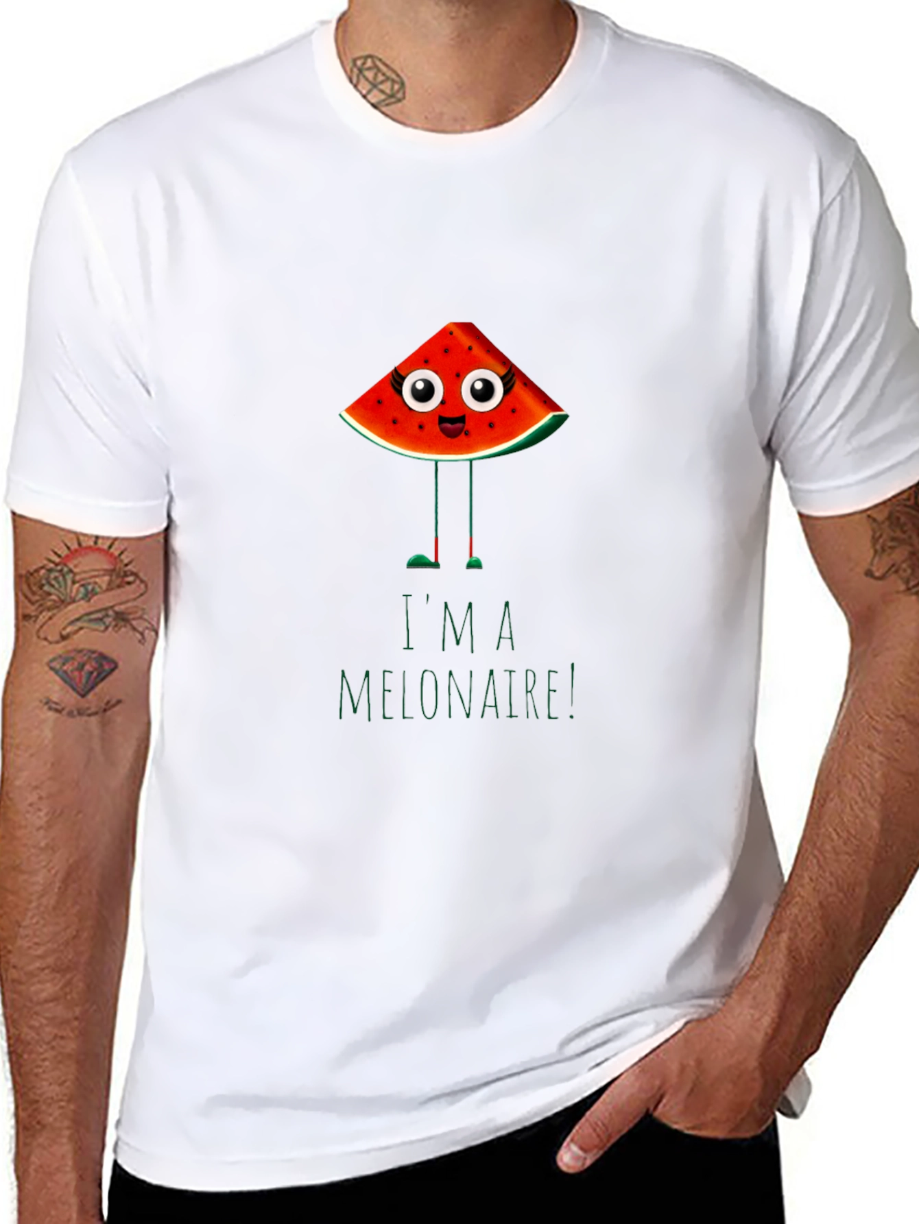Funny Melonaire Graphic T-Shirt