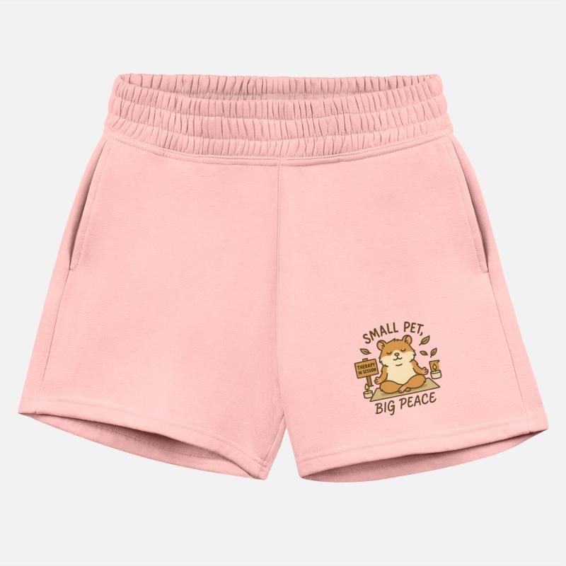 Zen Hamster Meditating Candles Leaves