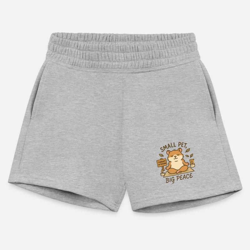 Zen Hamster Meditating Candles Leaves