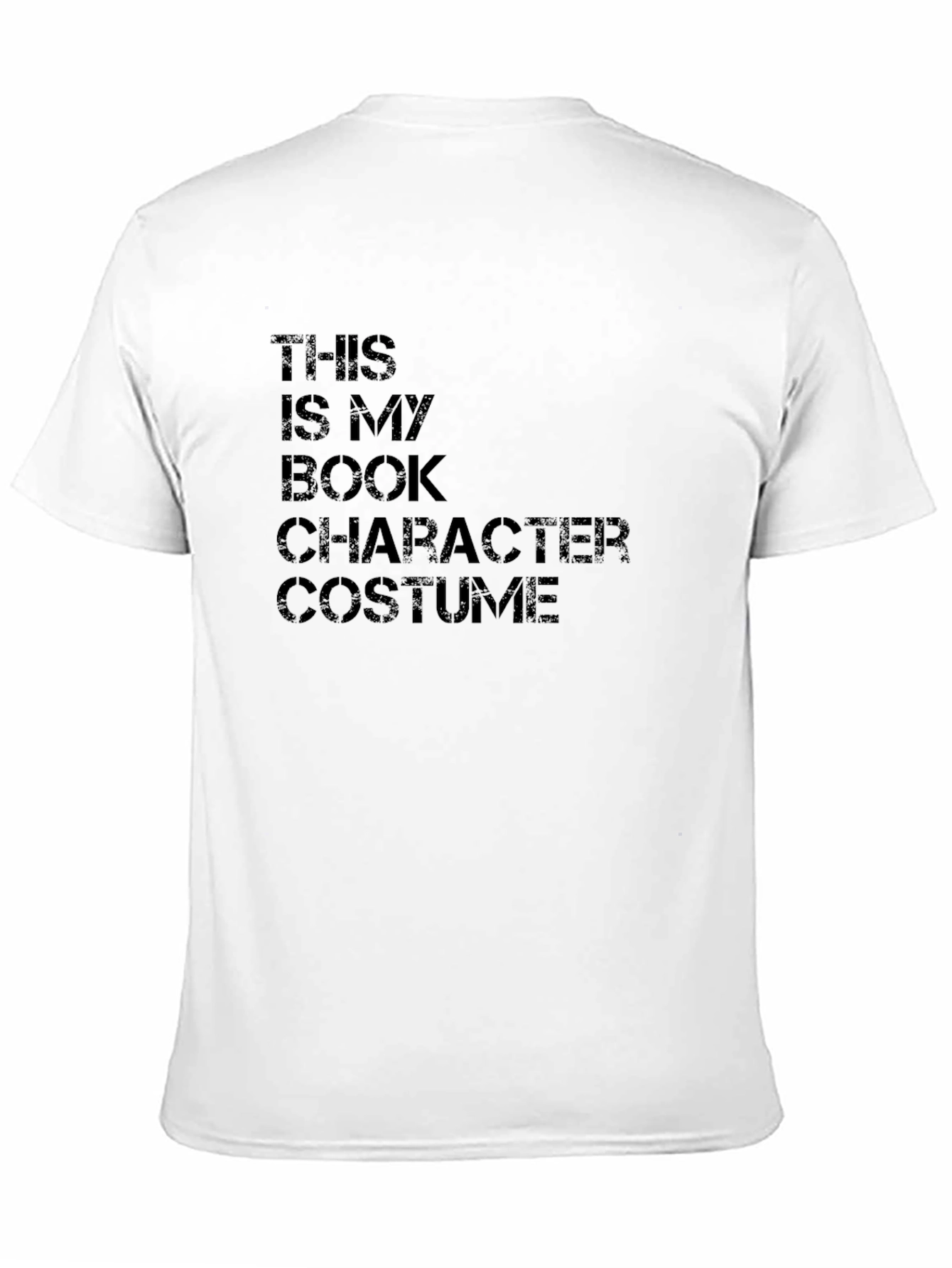 Book Character Costume T-Shirt - Black