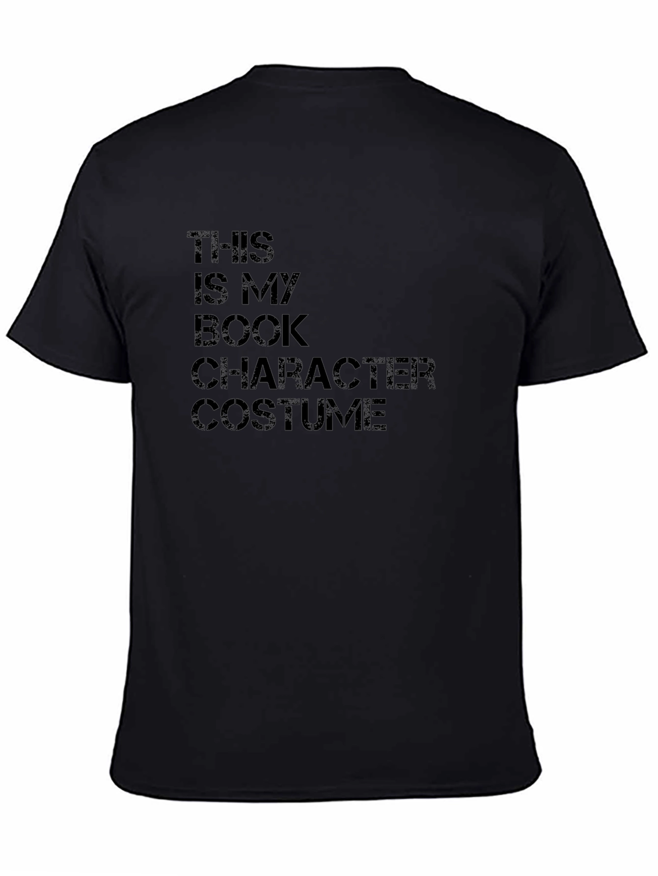 Book Character Costume T-Shirt - Black