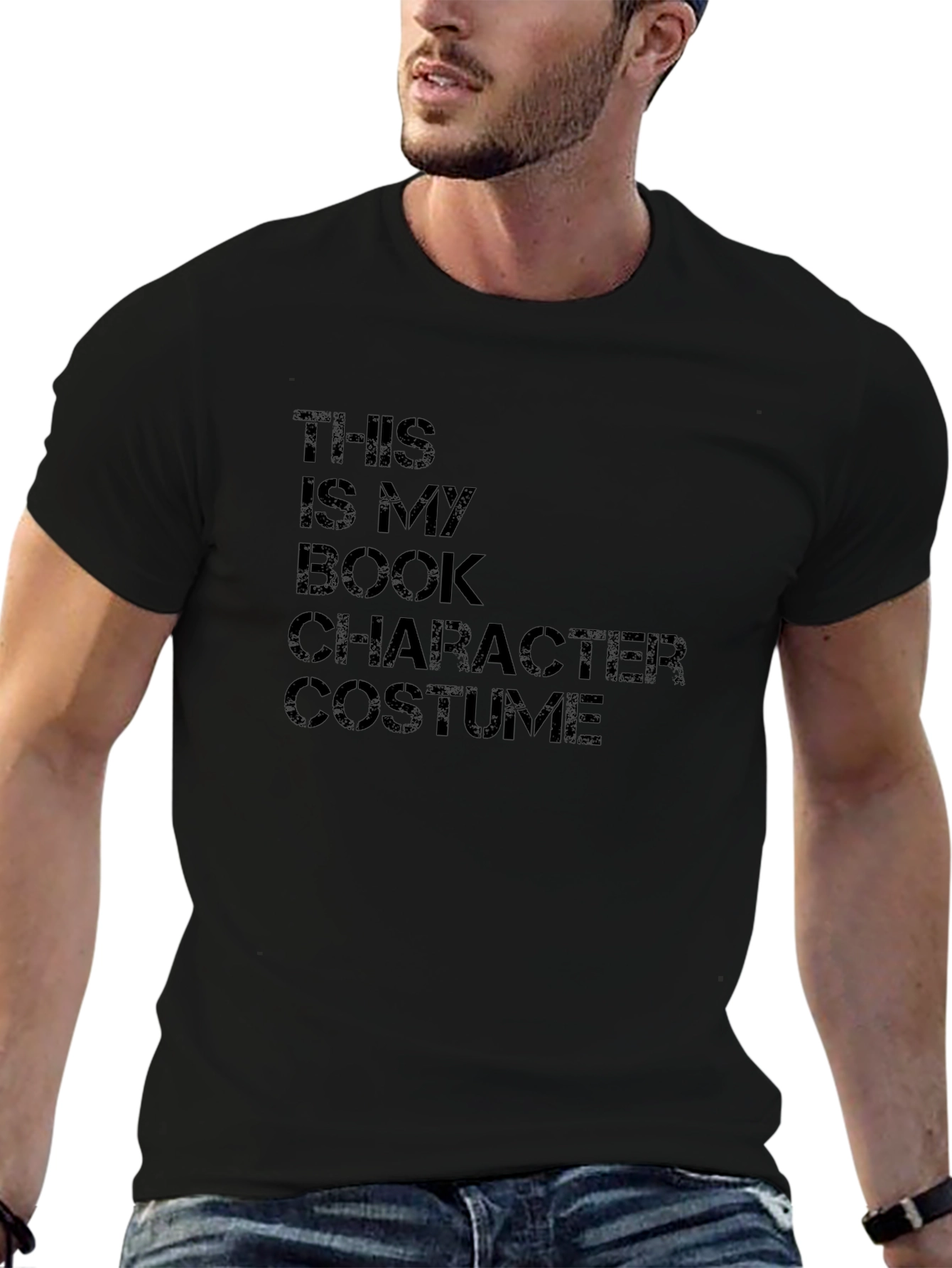 Book Character Costume T-Shirt - Black