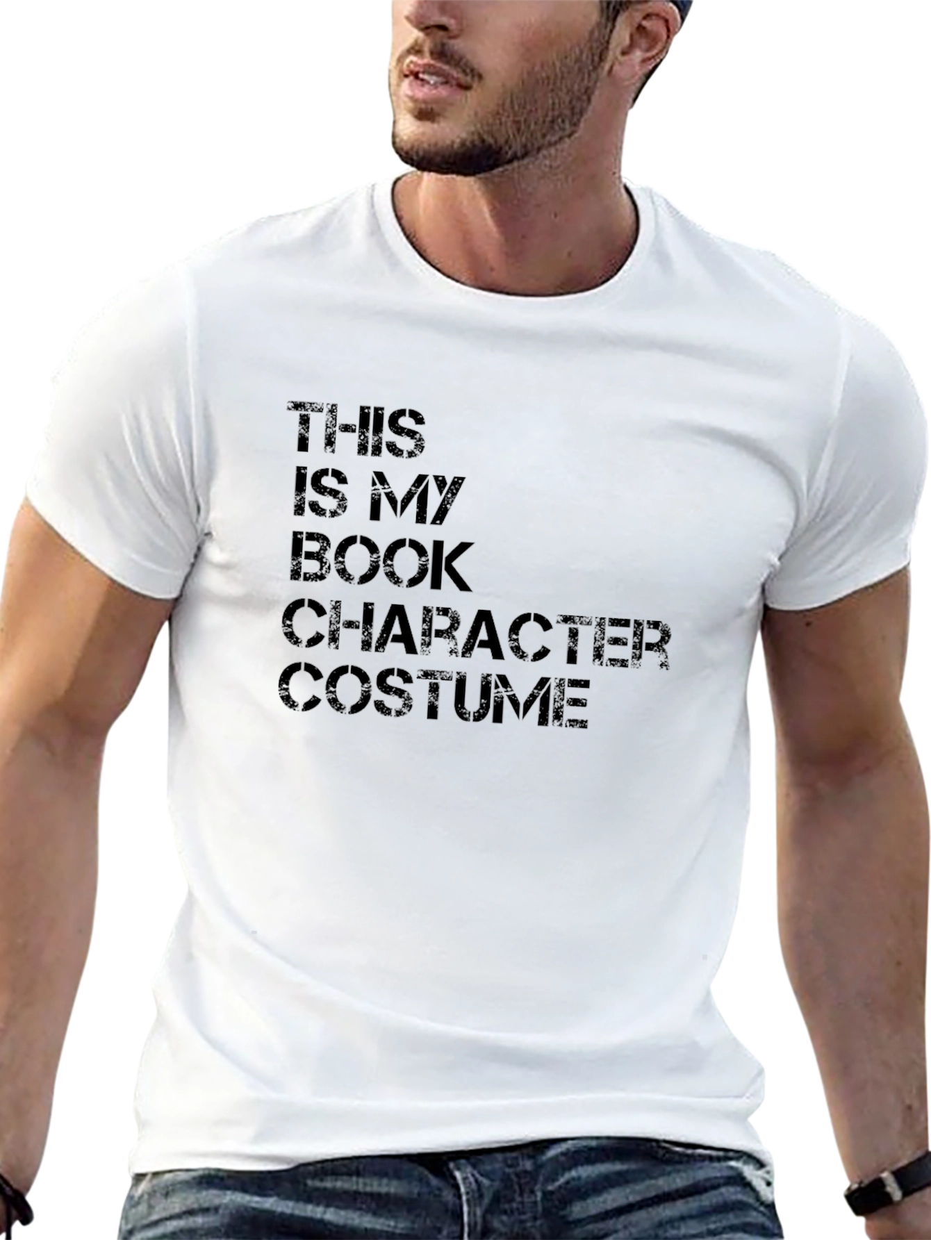 Book Character Costume T-Shirt - Black