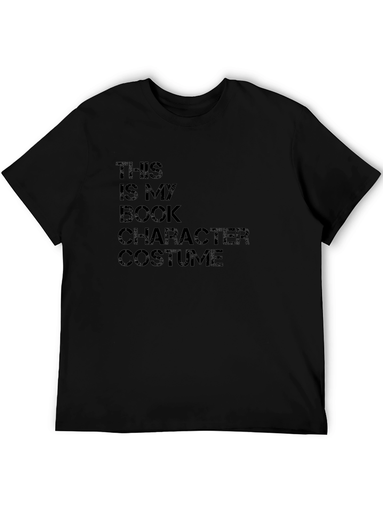 Book Character Costume T-Shirt - Black