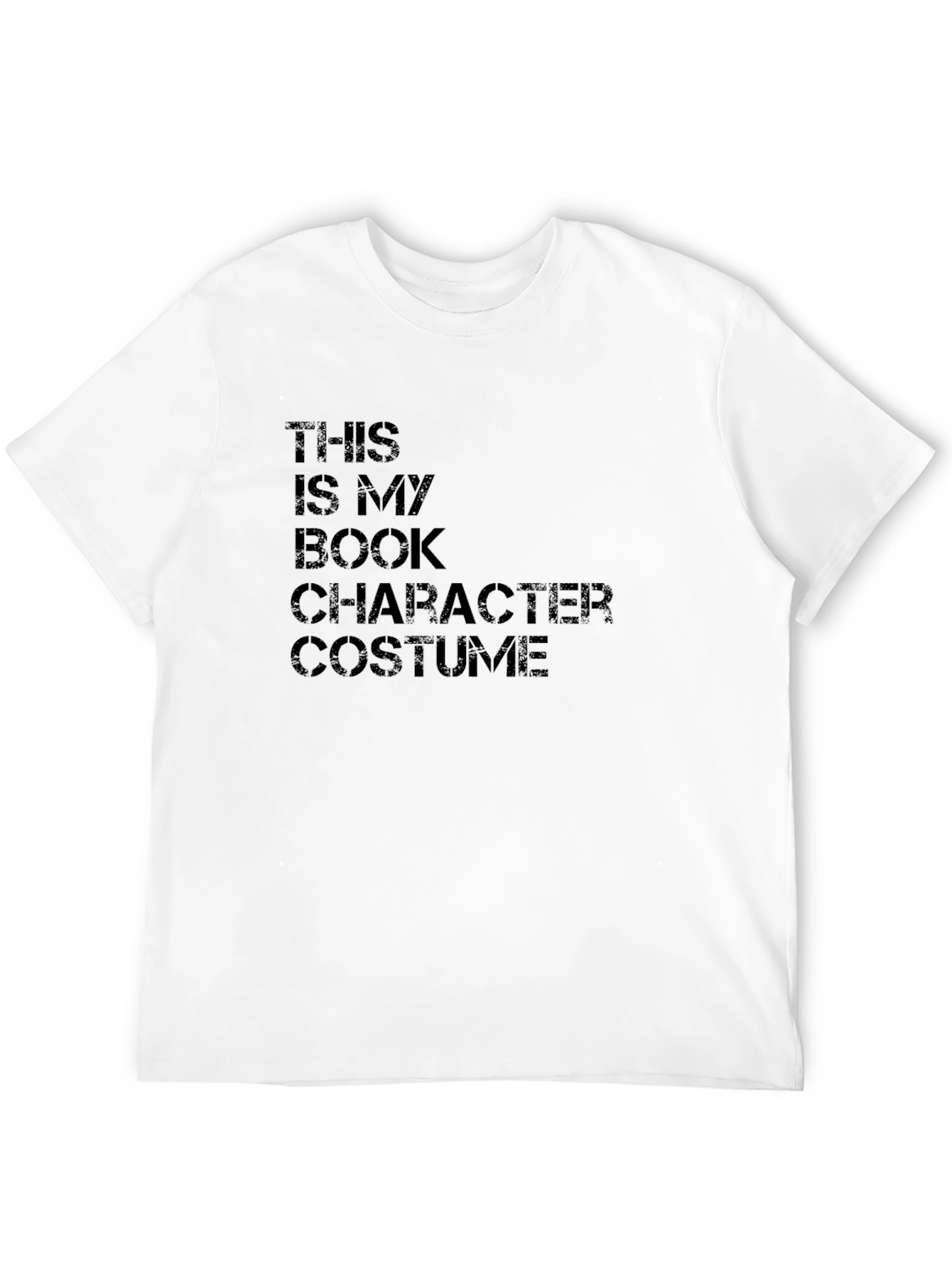 Book Character Costume T-Shirt - Black
