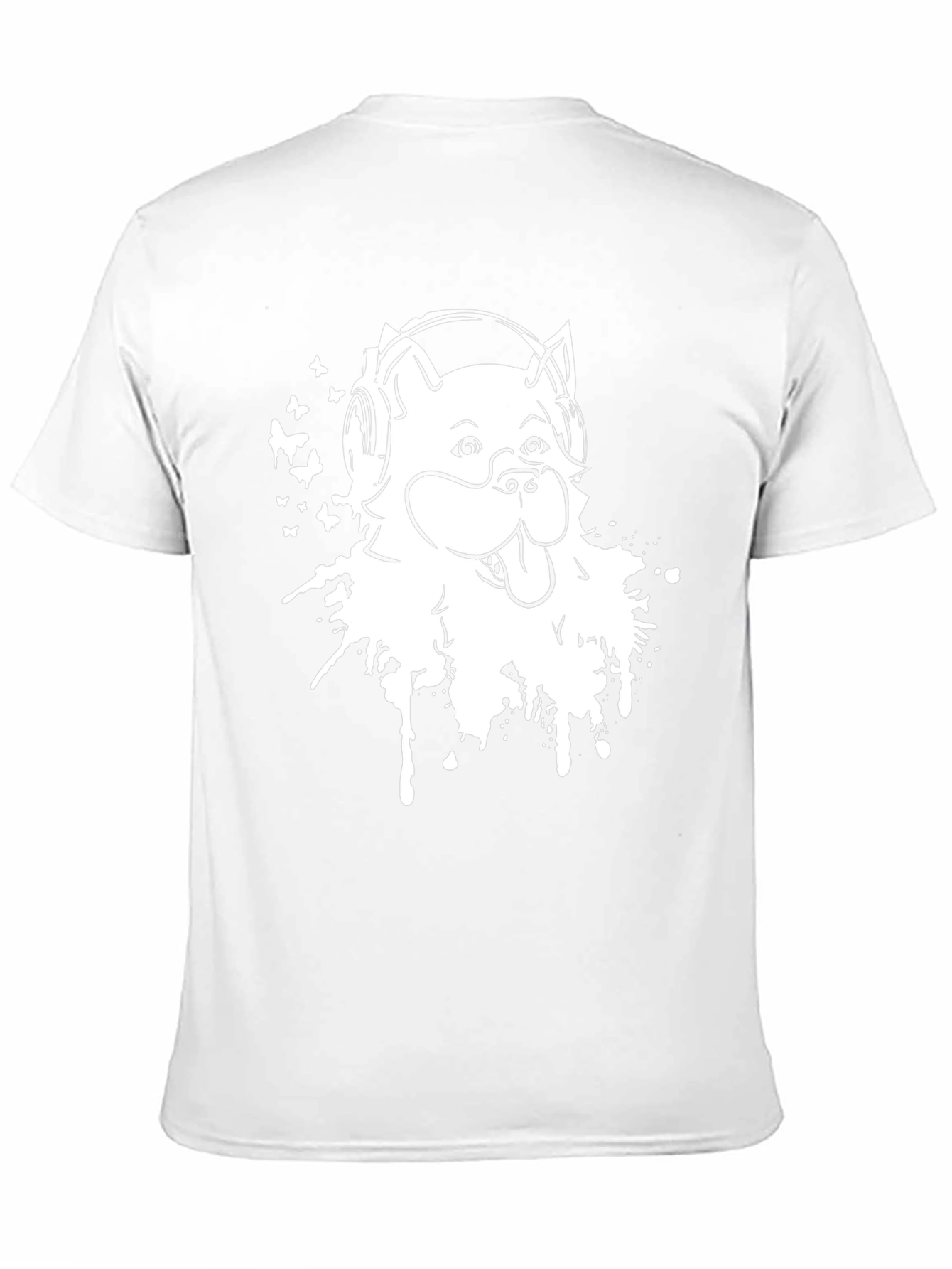 Dog DJ Graphic Tee - Black T-Shirt