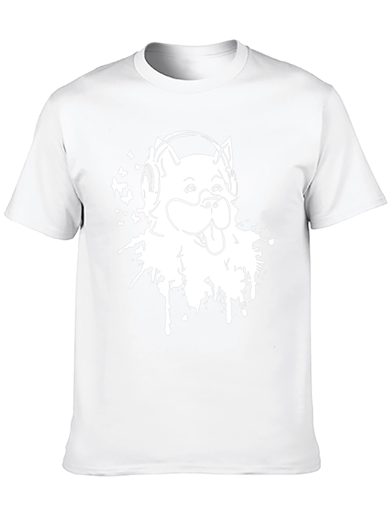 Dog DJ Graphic Tee - Black T-Shirt