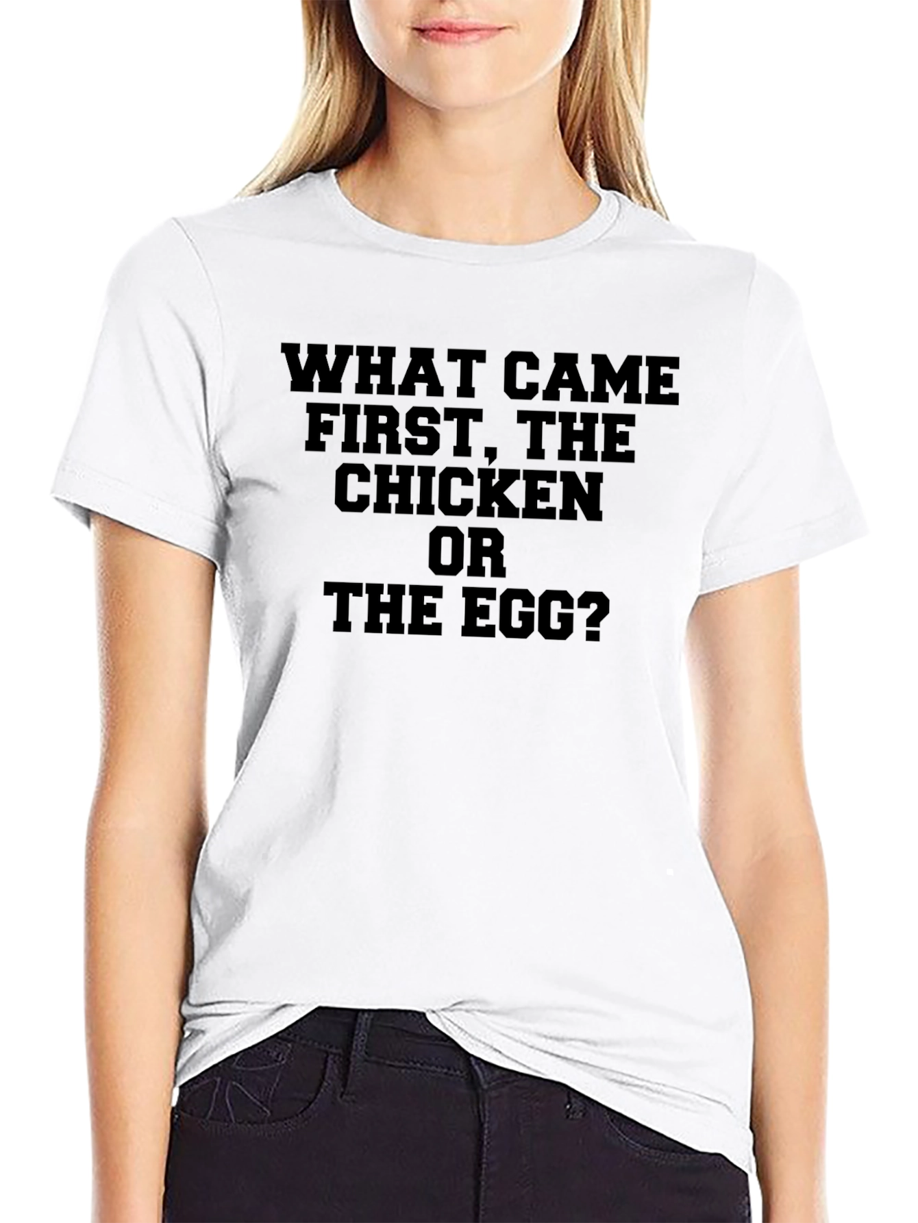 Chicken or Egg T-Shirt - The Age-Old Question