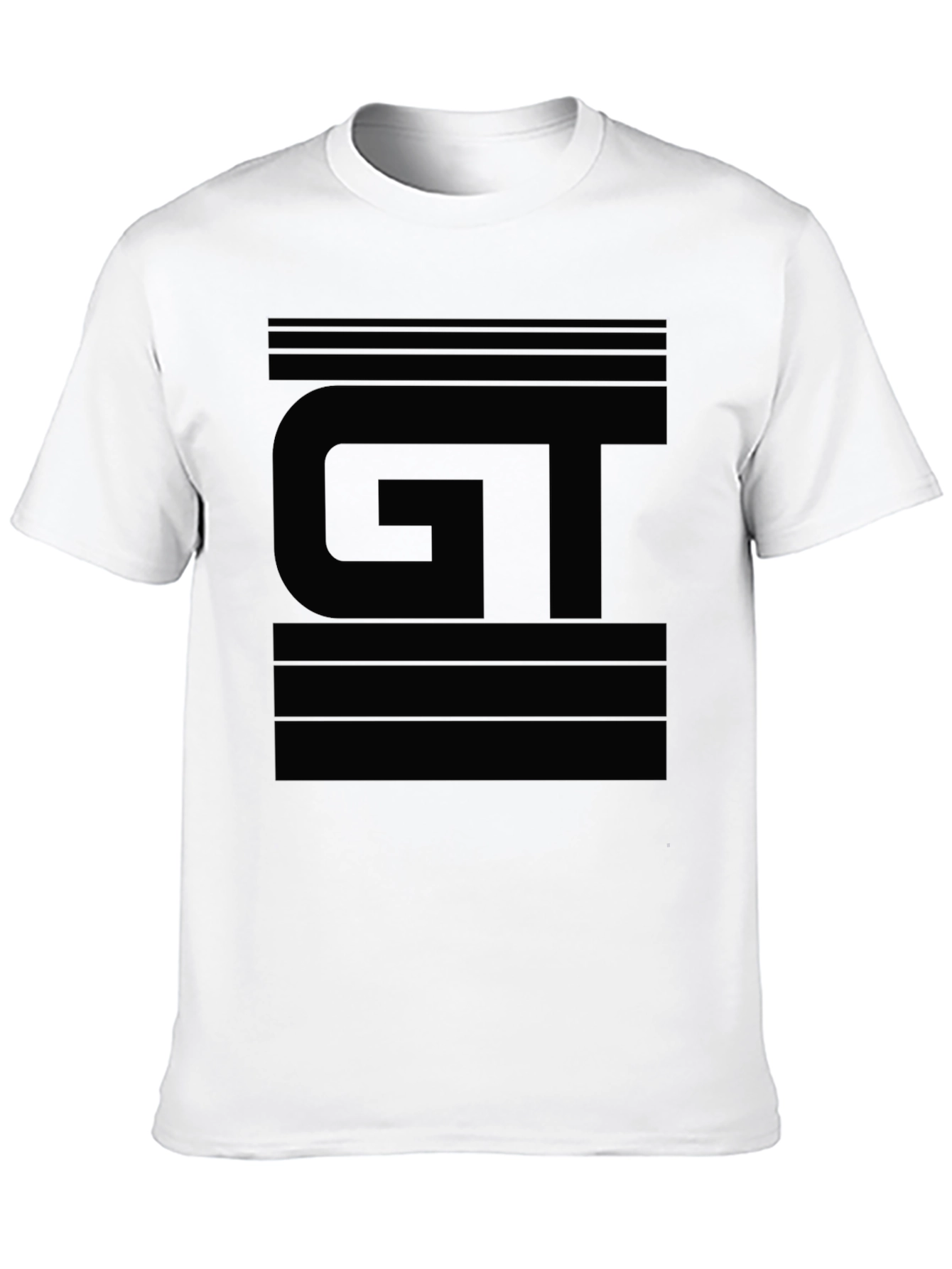 GT Logo Black Graphic Tee - Modern Streetwear