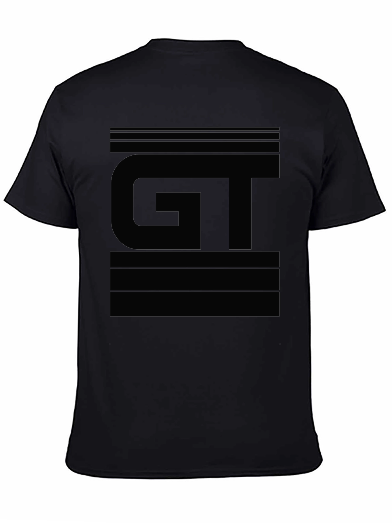 GT Logo Black Graphic Tee - Modern Streetwear