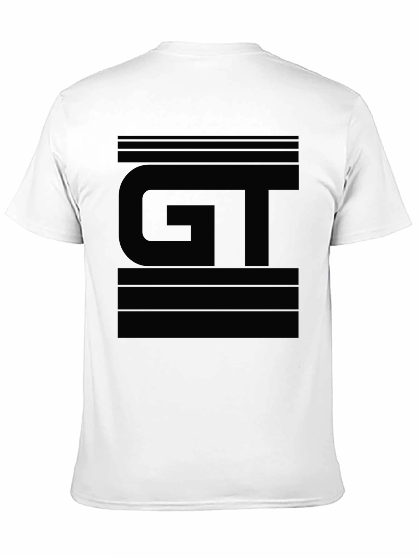GT Logo Black Graphic Tee - Modern Streetwear