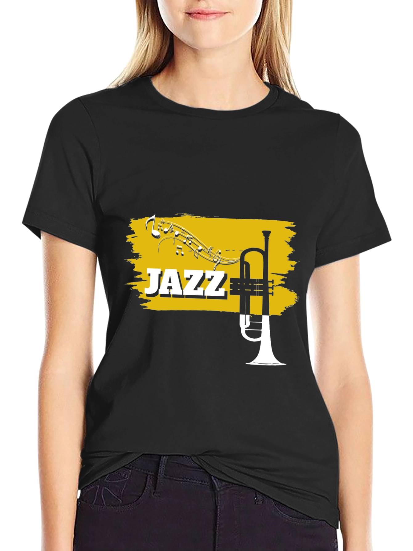 Jazz Trumpet Graphic T-Shirt - Music Lover Tee