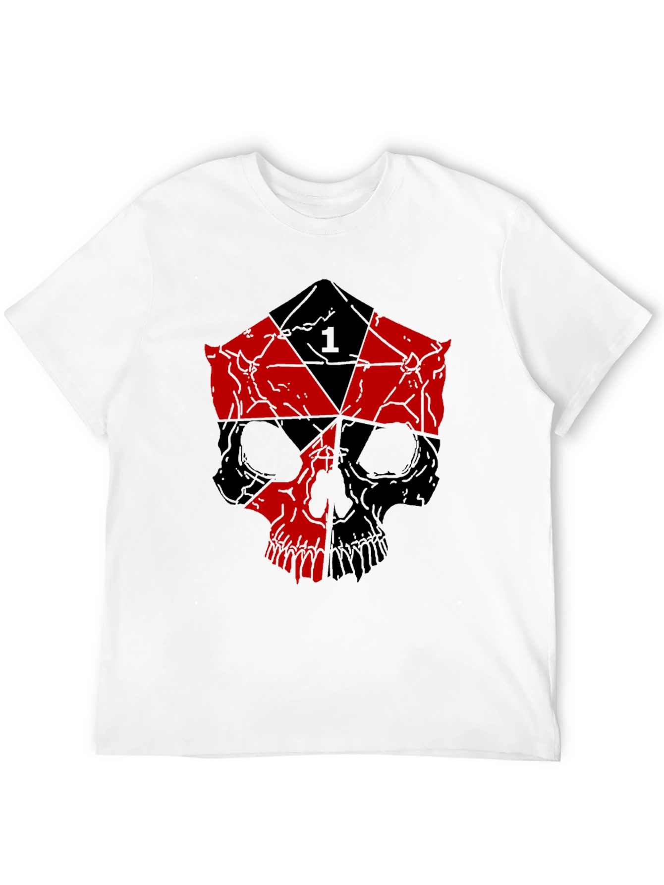 Skull D20 Dice Graphic Tee