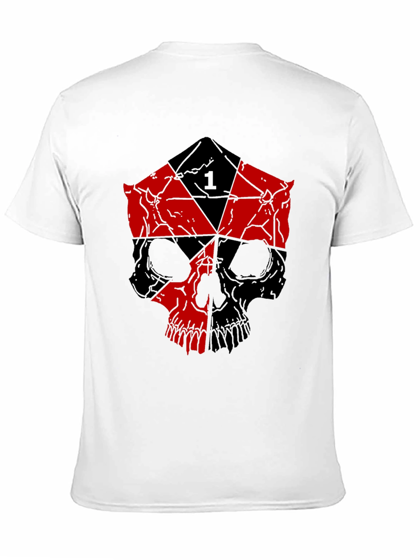 Skull D20 Dice Graphic Tee