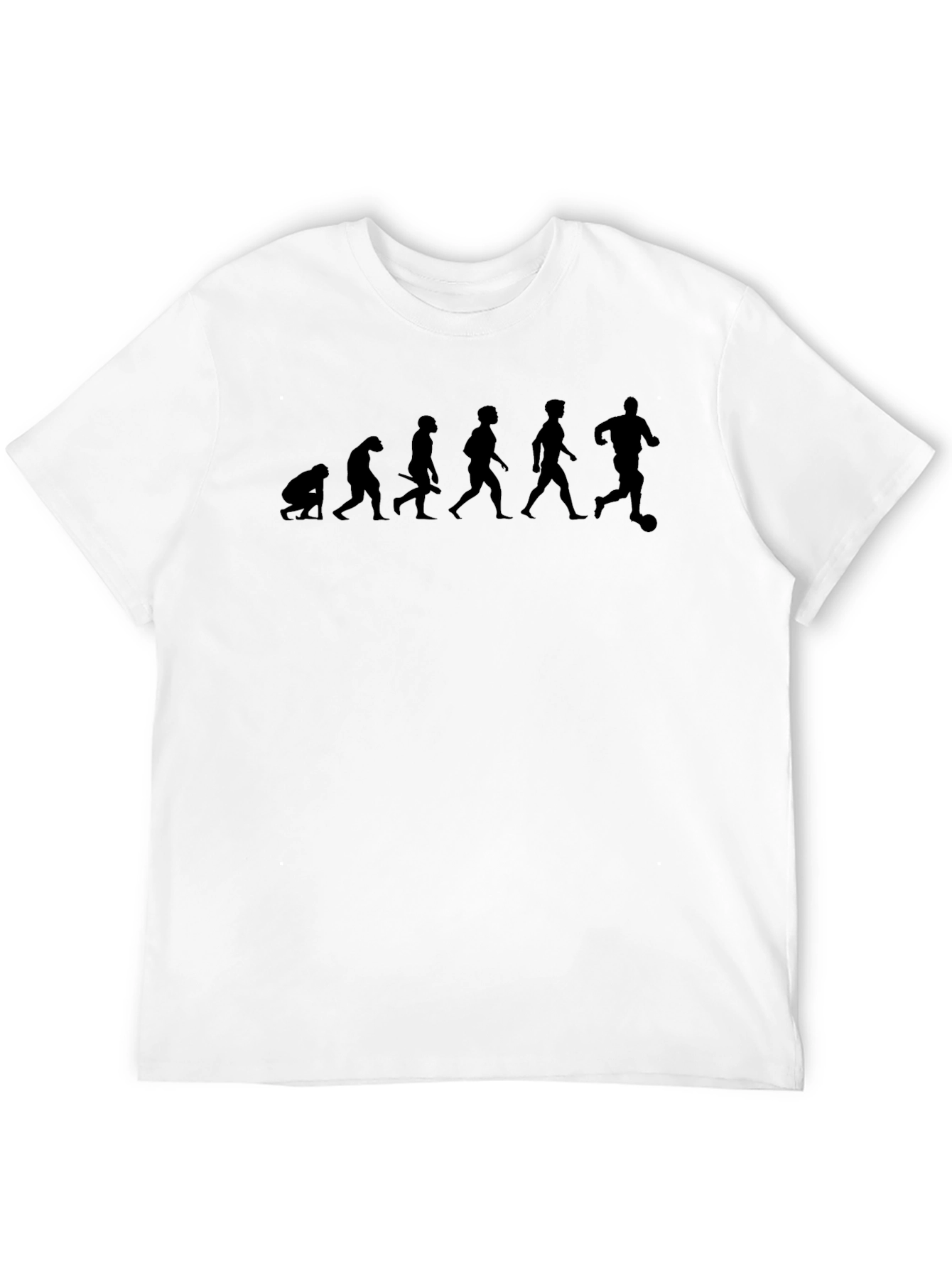 Soccer Evolution Black T-Shirt