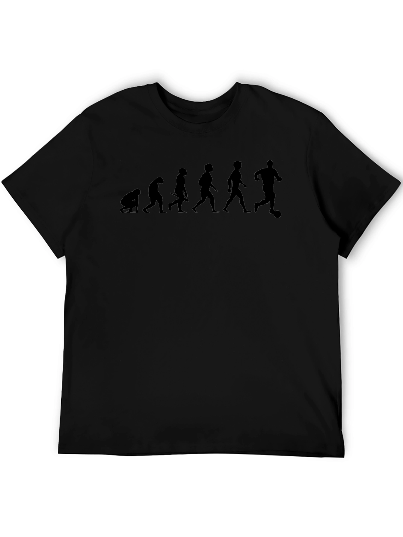 Soccer Evolution Black T-Shirt
