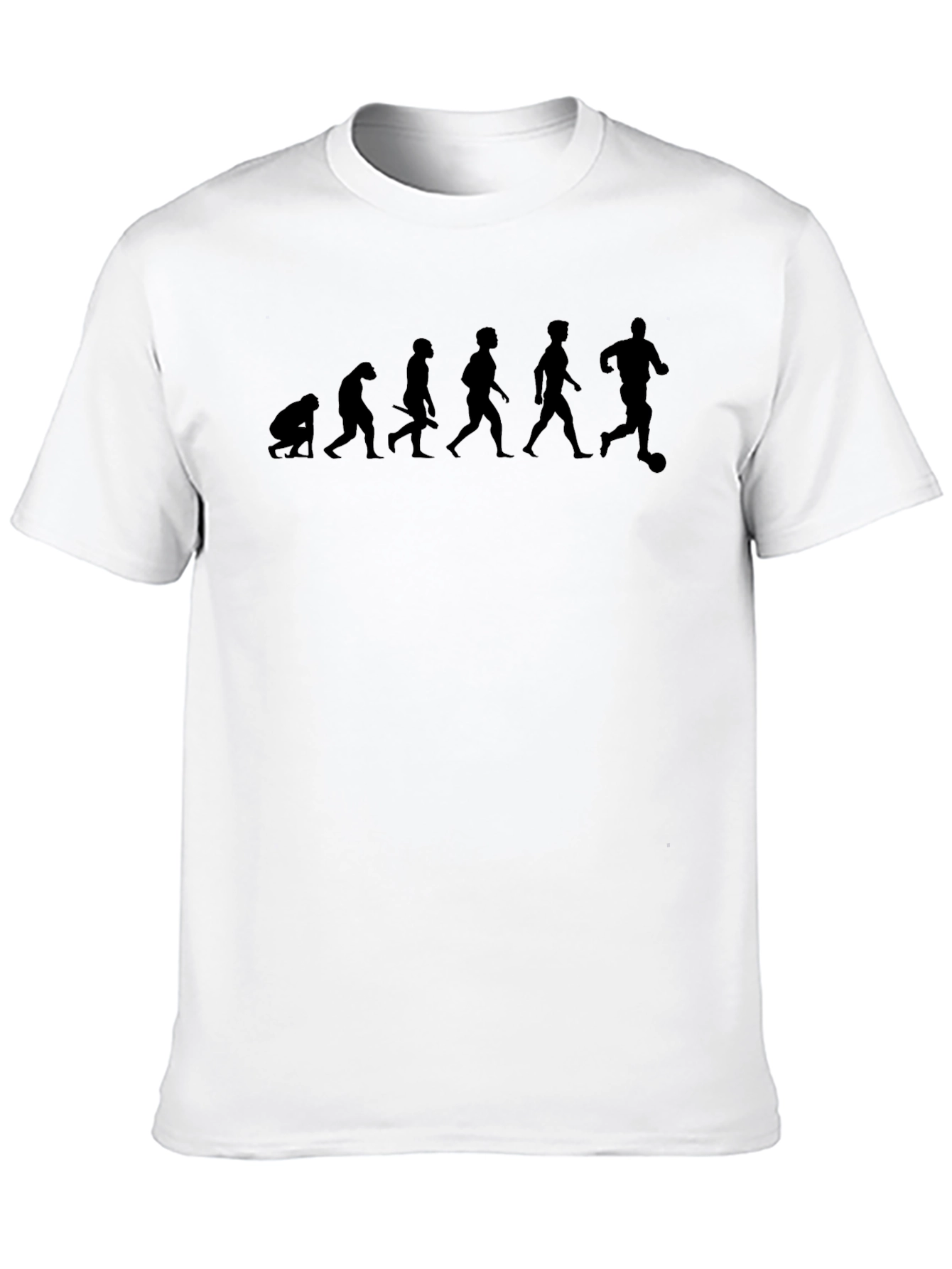 Soccer Evolution Black T-Shirt