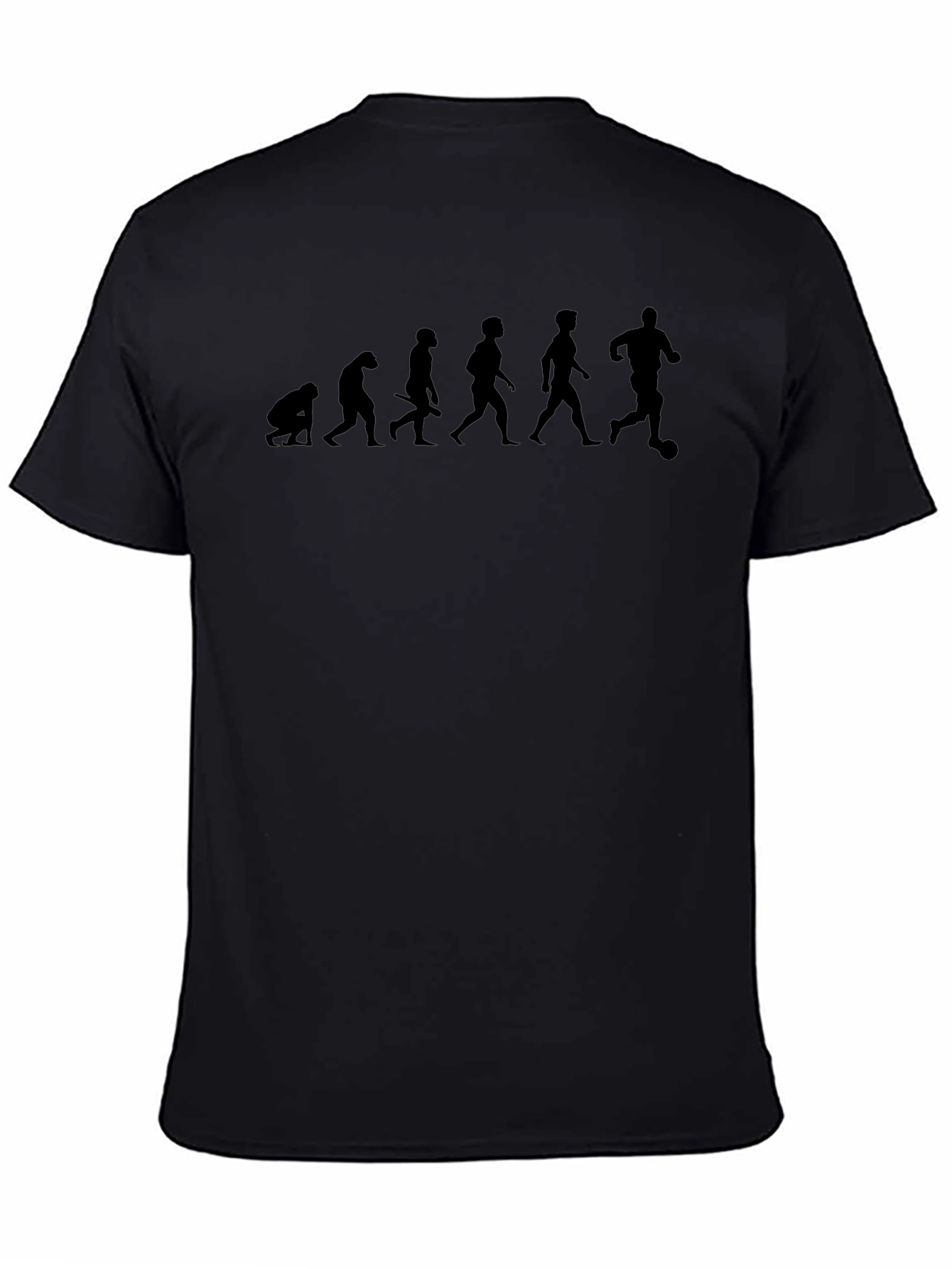 Soccer Evolution Black T-Shirt